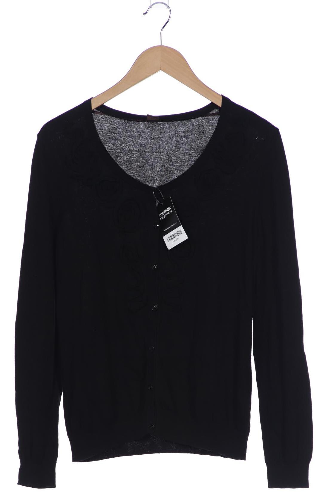 

s.Oliver Selection Damen Strickjacke, schwarz, Gr. 44