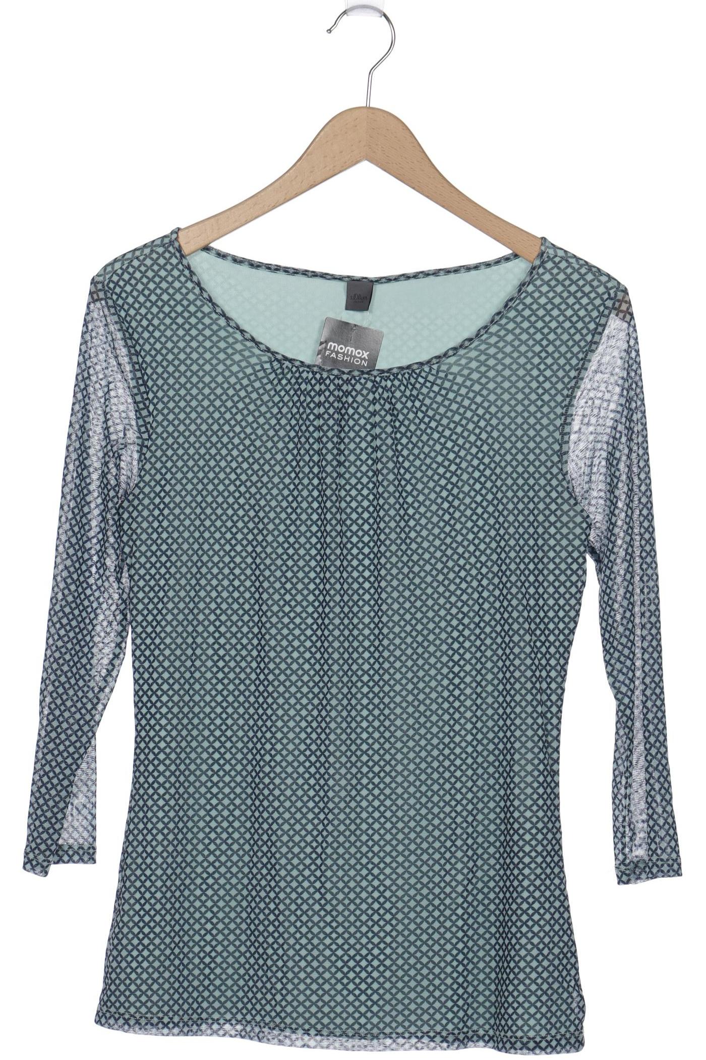 

s.Oliver Selection Damen Langarmshirt, türkis