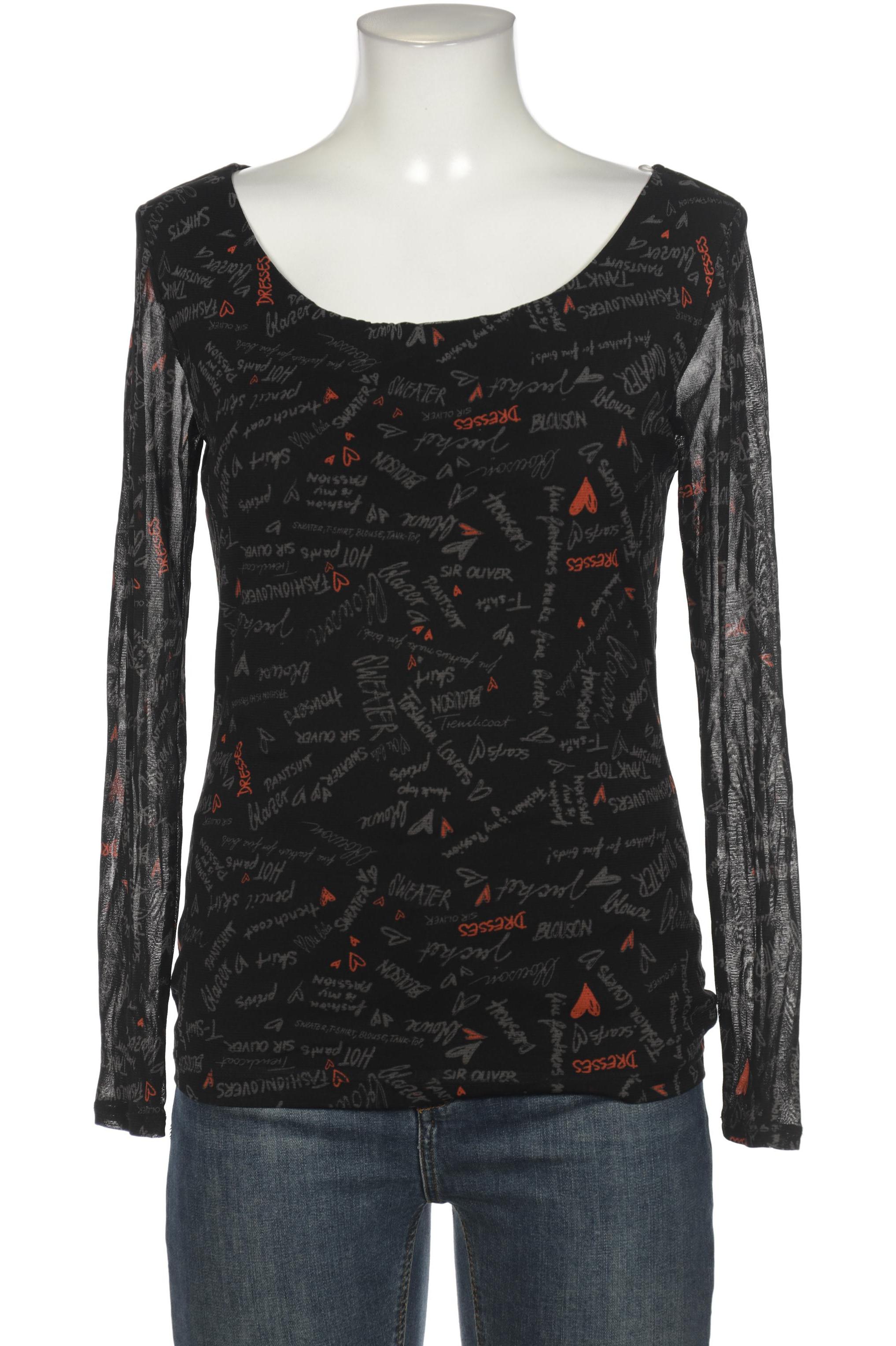 

s.Oliver Selection Damen Bluse, schwarz