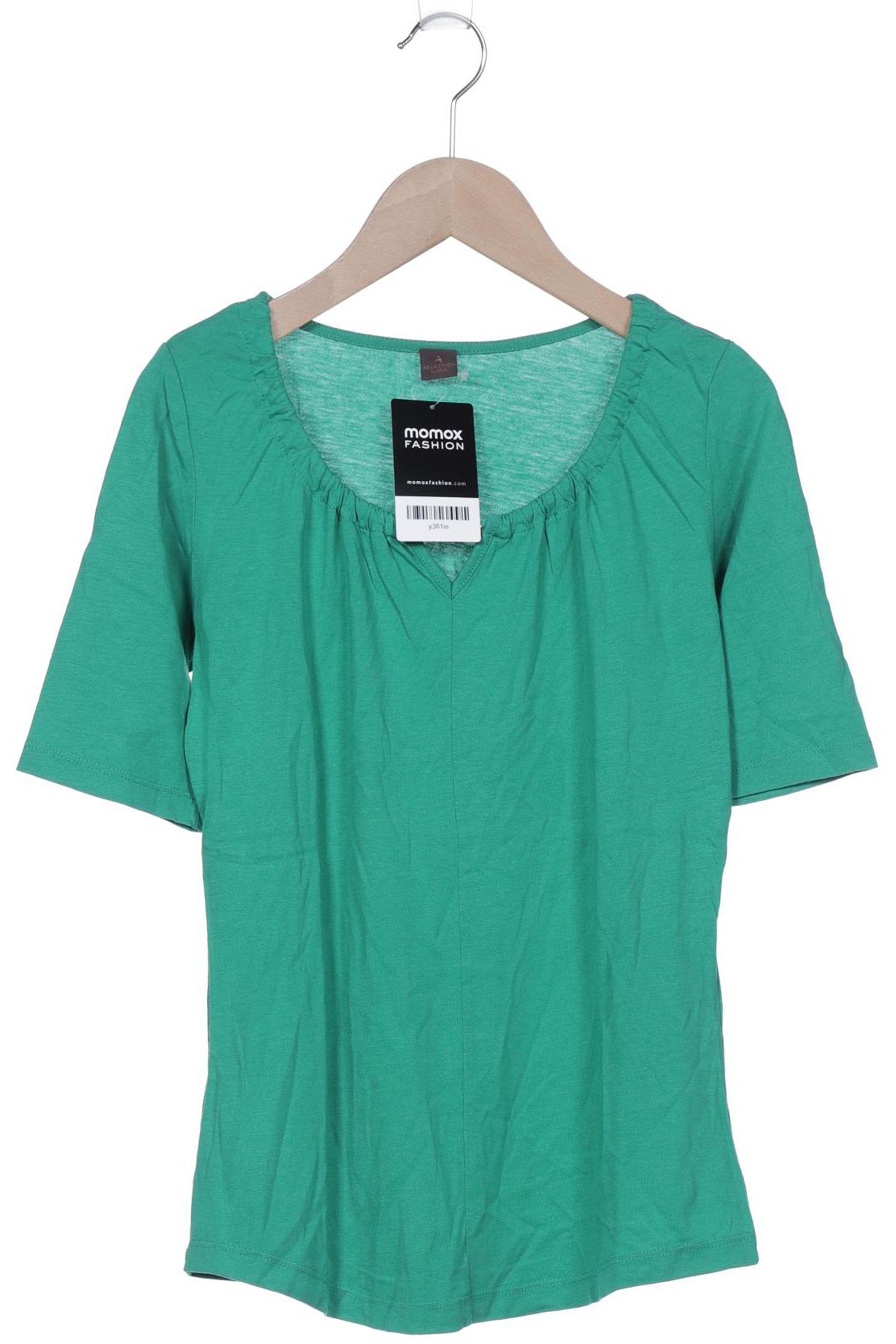 

s.Oliver Selection Damen T-Shirt, grün, Gr. 34