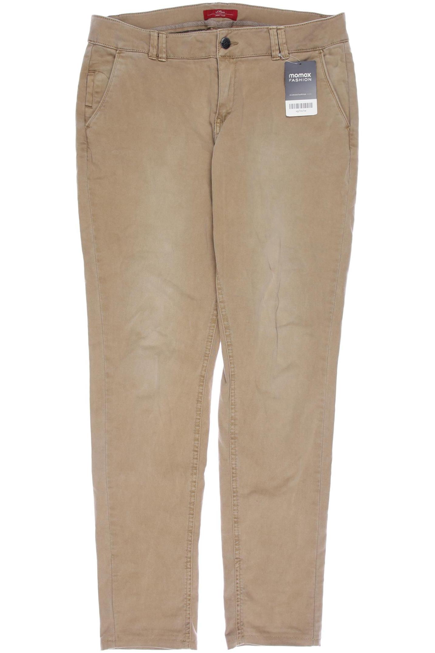 

s.Oliver Selection Damen Stoffhose, beige