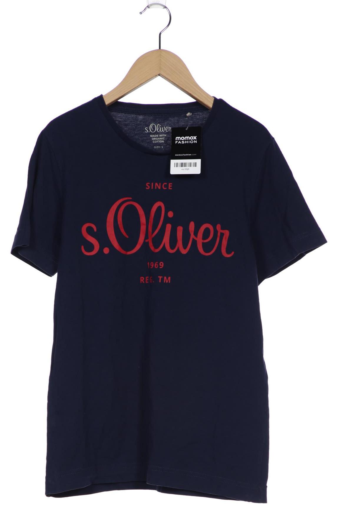 

s.Oliver Selection Herren T-Shirt, marineblau