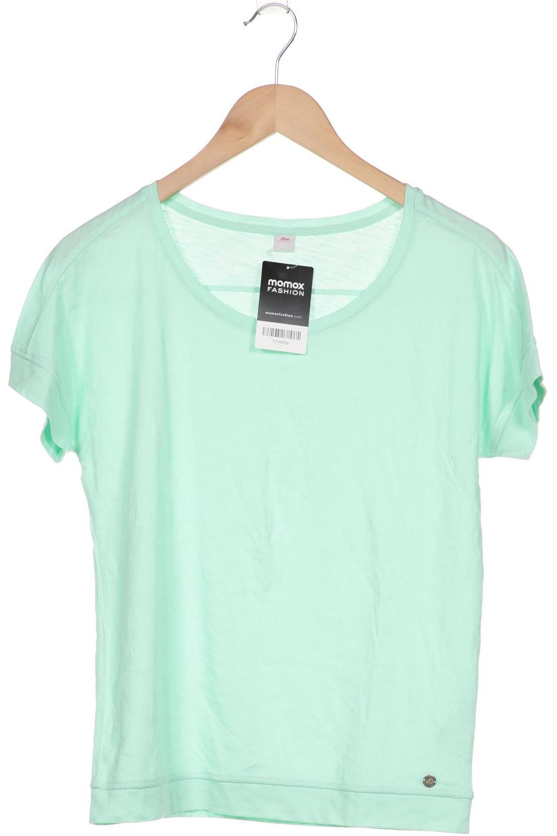 

s.Oliver Selection Damen T-Shirt, hellgrün, Gr. 34