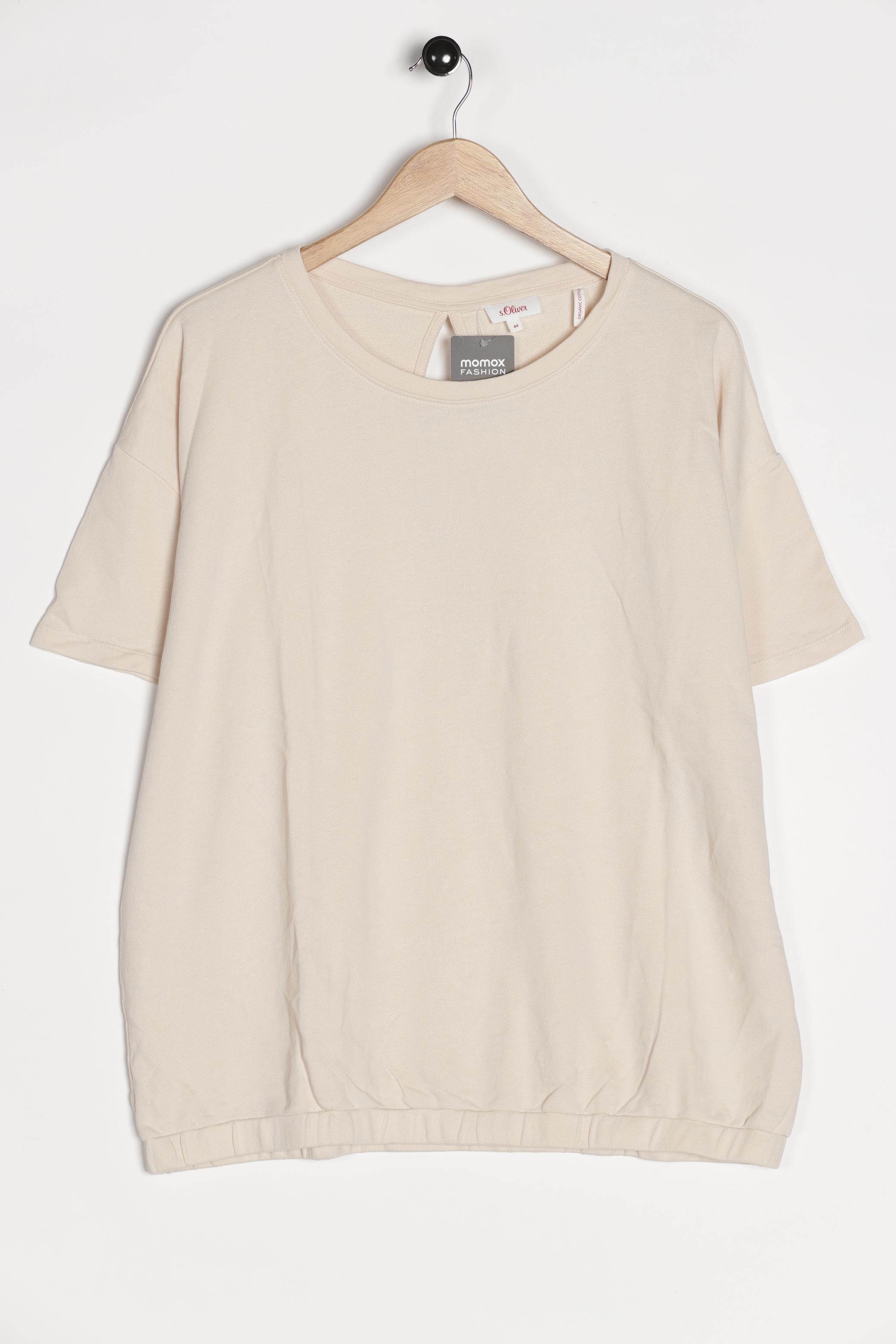 

s.Oliver Selection Damen T-Shirt, beige, Gr. 44