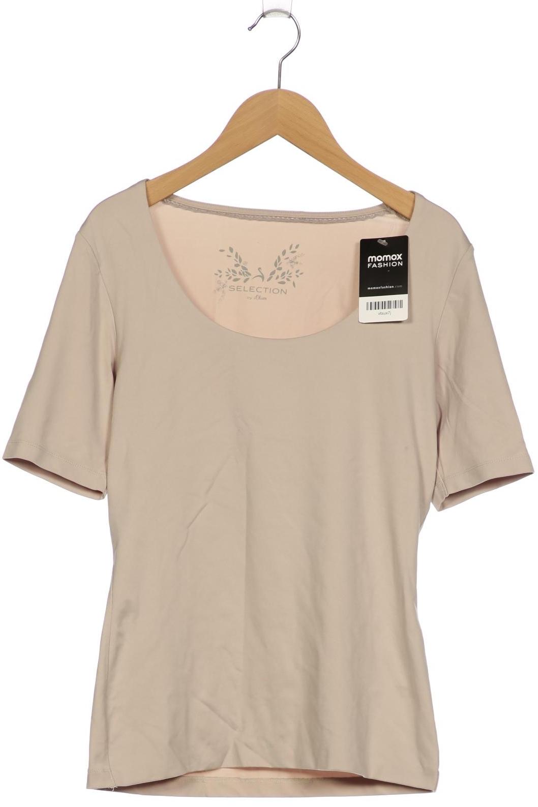 

s.Oliver Selection Damen T-Shirt, grau, Gr. 36