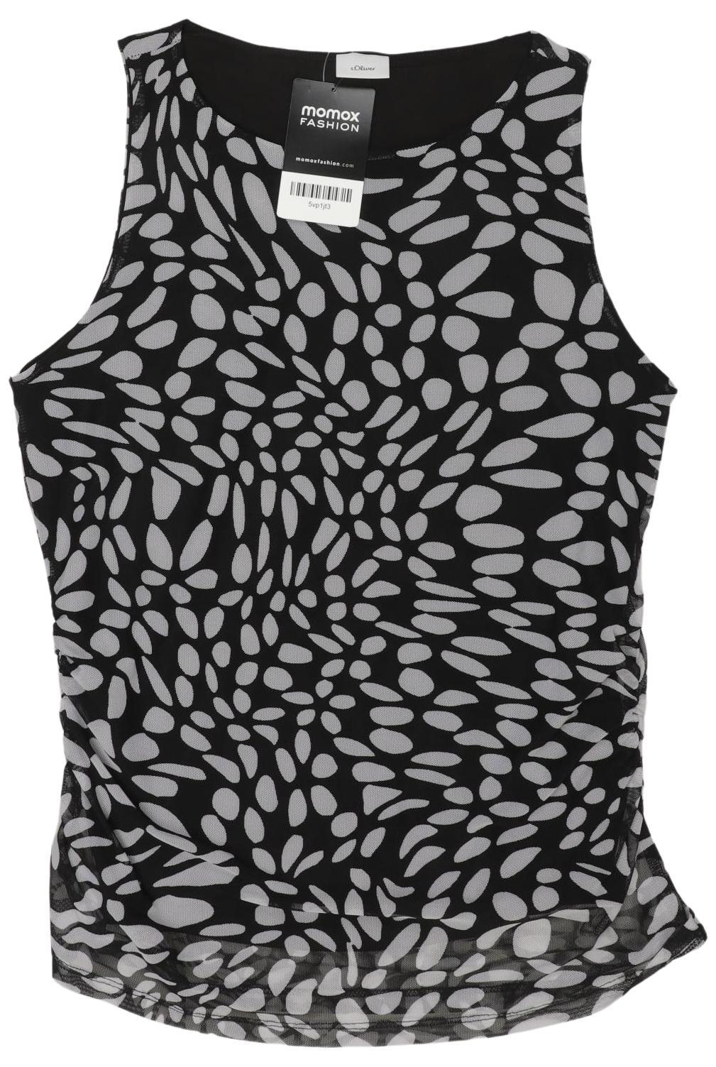 

s.Oliver Selection Damen Top, schwarz, Gr. 36