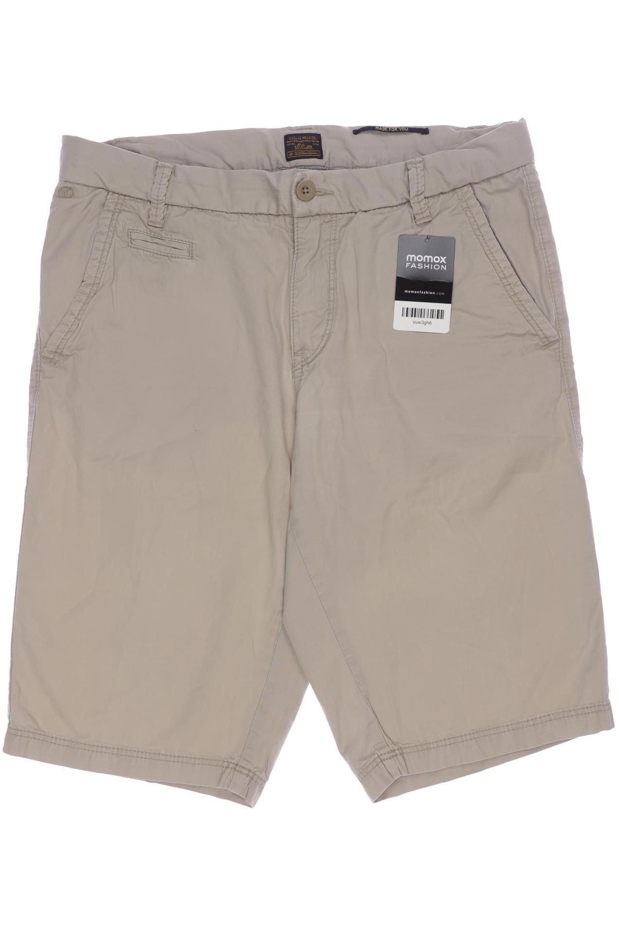 

s.Oliver Selection Herren Shorts, beige, Gr. 32