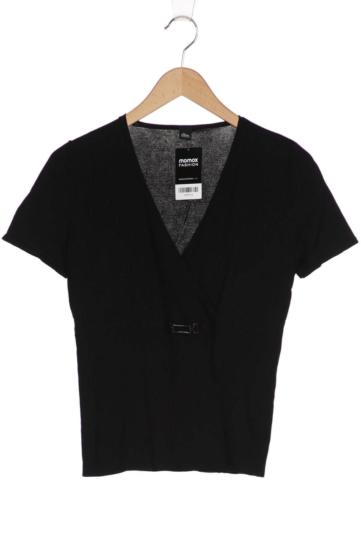 

s.Oliver Selection Damen Pullover, schwarz, Gr. 40