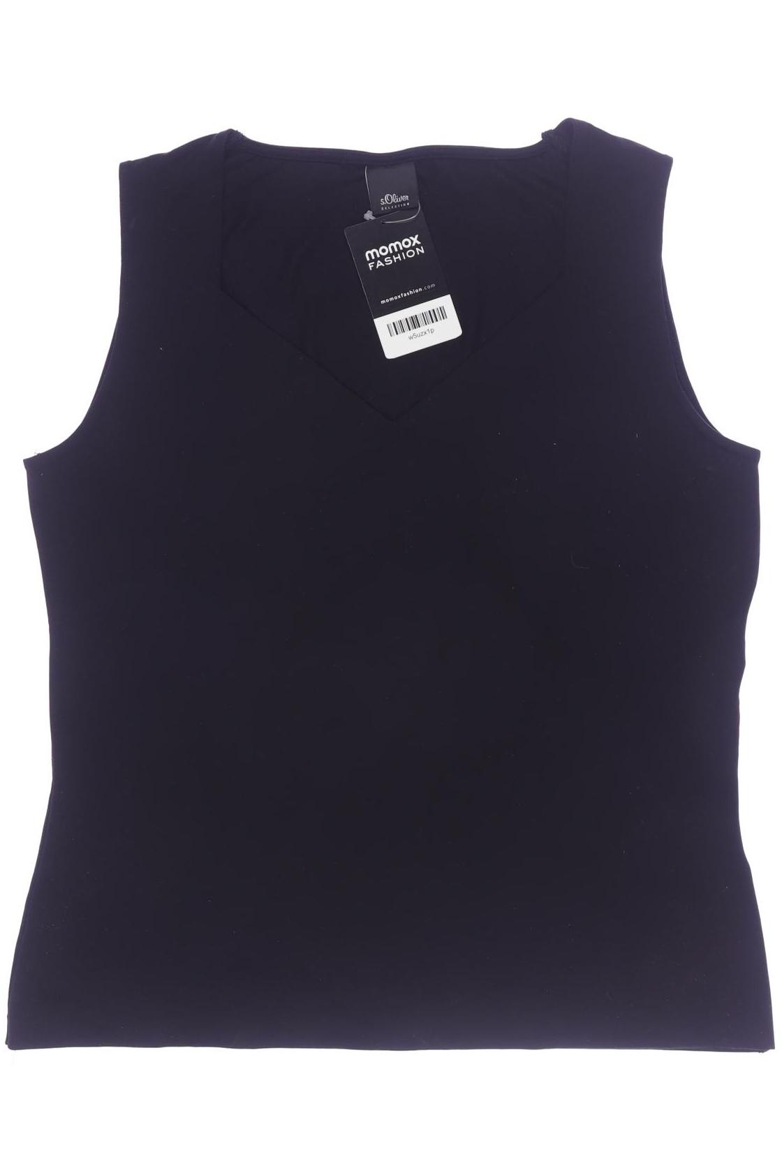 

s.Oliver Selection Damen Top, schwarz, Gr. 42