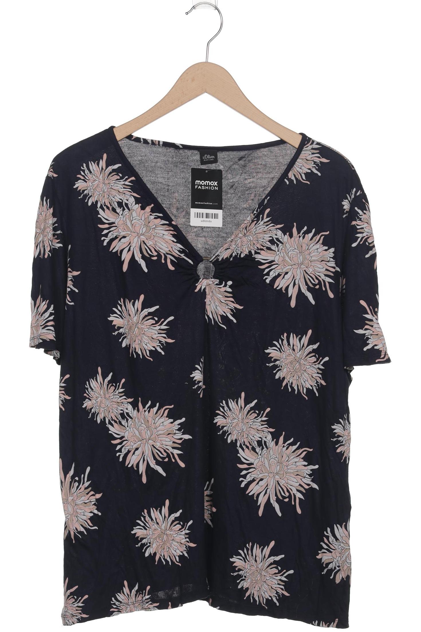 

s.Oliver Selection Damen T-Shirt, marineblau, Gr. 46
