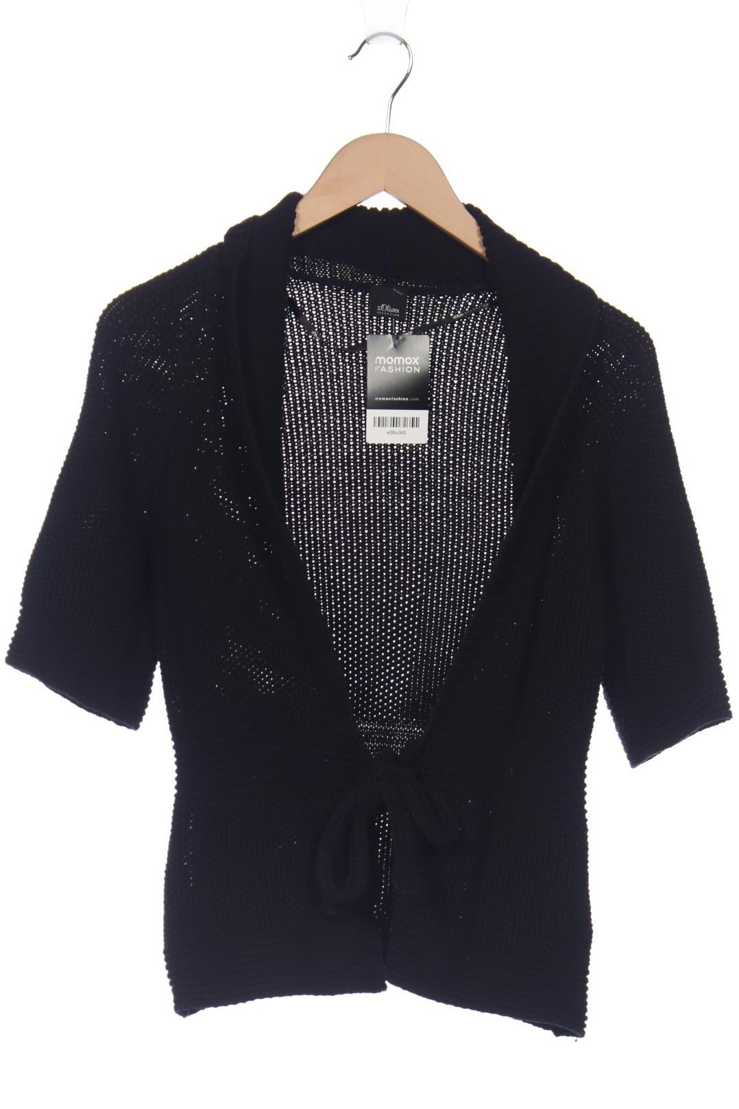 

s.Oliver Selection Damen Strickjacke, schwarz