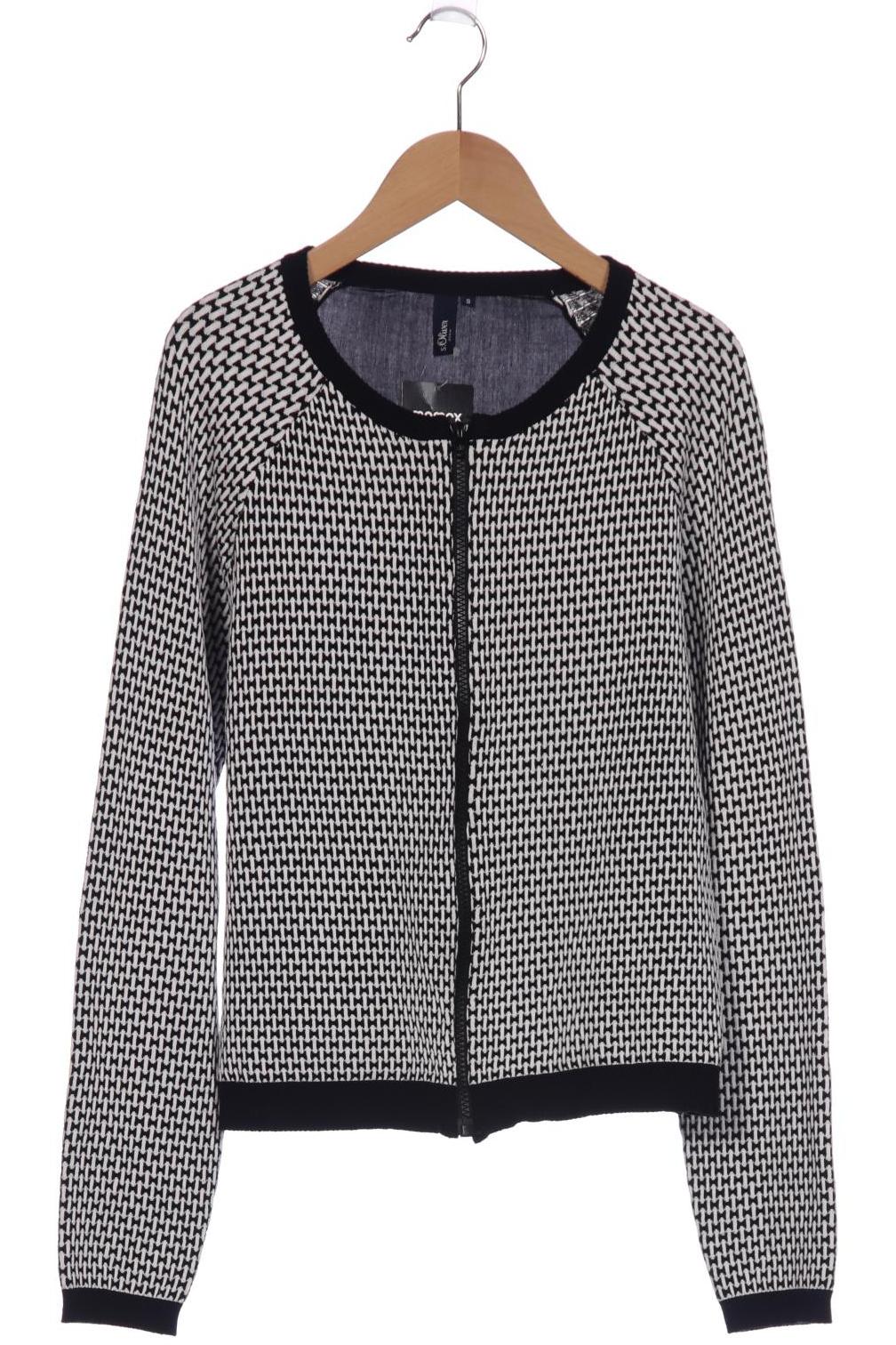 

s.Oliver Selection Damen Strickjacke, schwarz