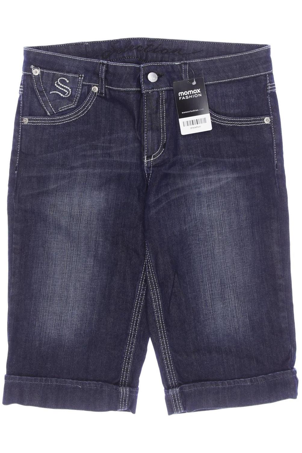 

s.Oliver Selection Damen Shorts, blau, Gr. 40