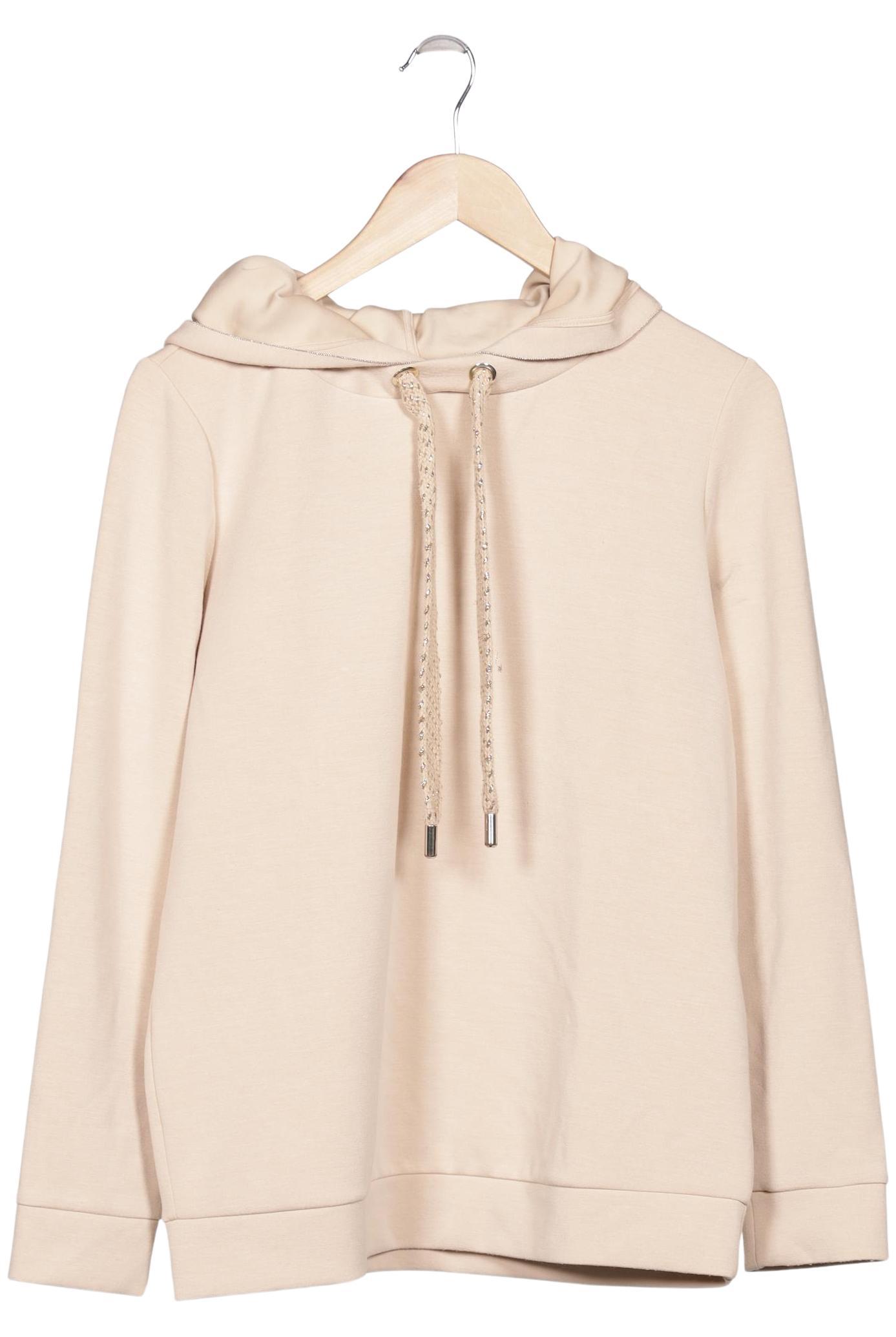 

s.Oliver Selection Damen Kapuzenpullover, beige, Gr. 38