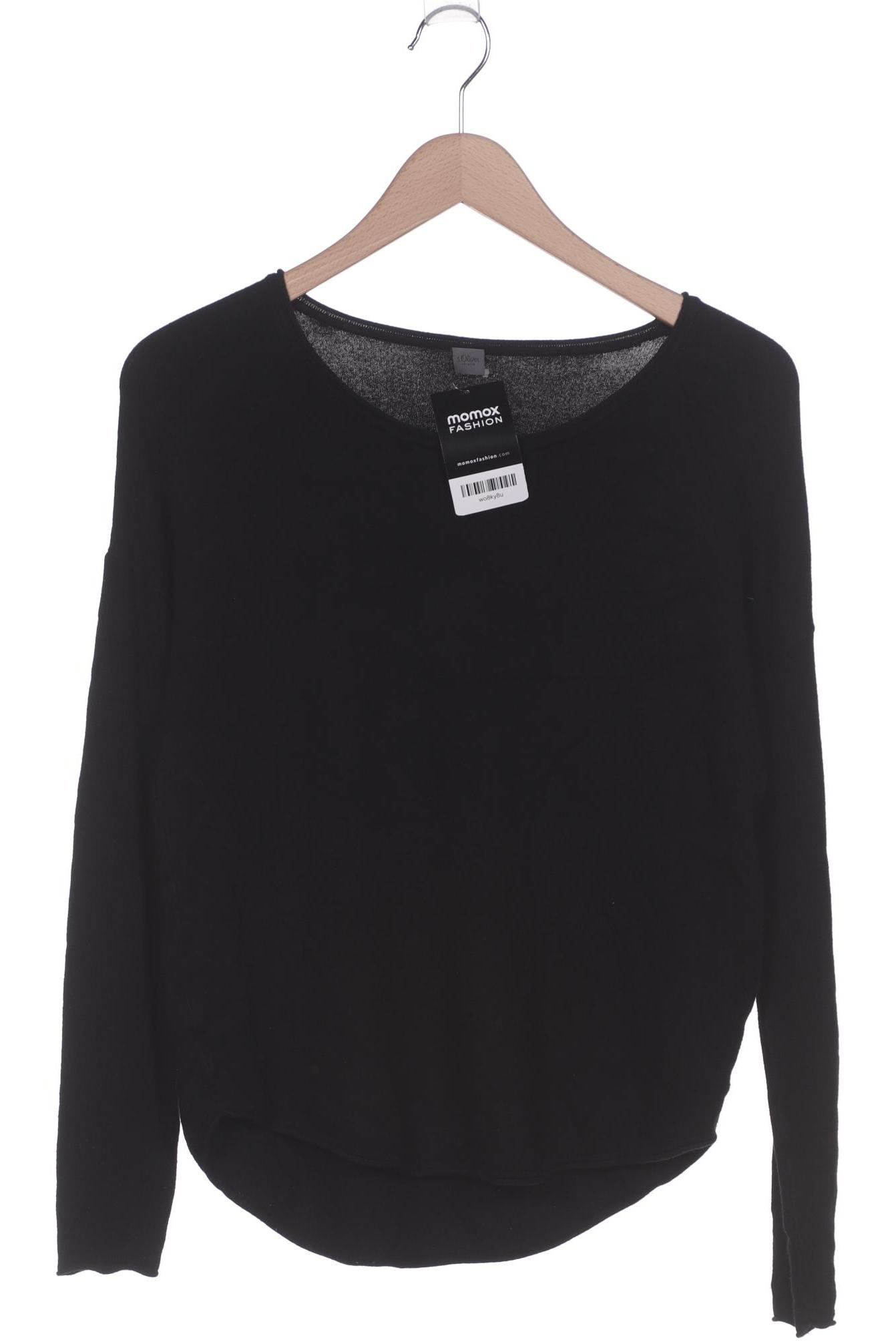 

s.Oliver Selection Damen Pullover, schwarz, Gr. 34