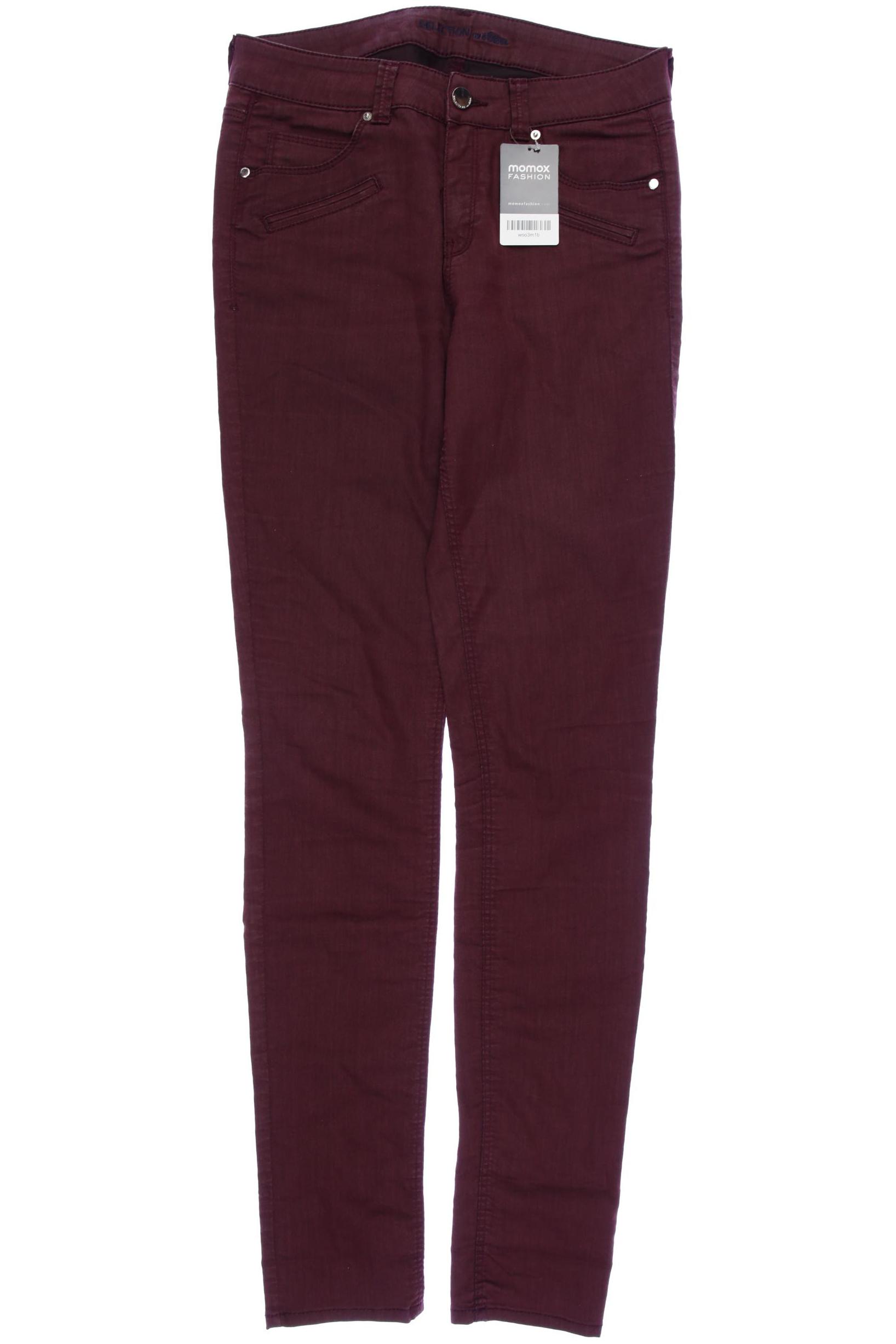 

s.Oliver Selection Damen Jeans, bordeaux, Gr. 38