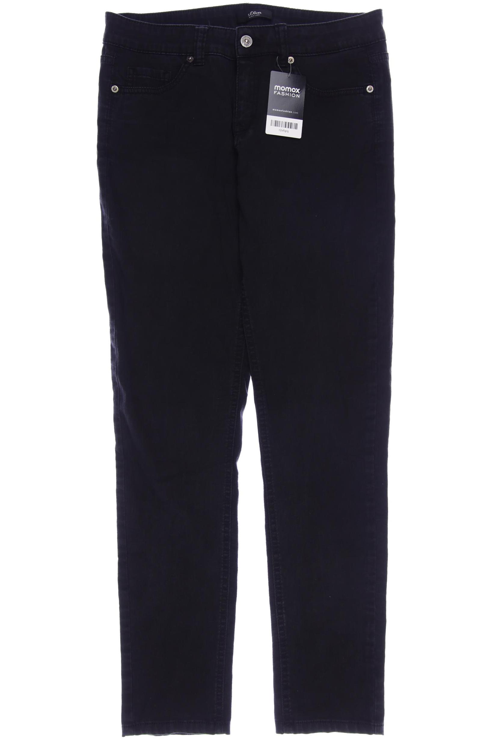 

s.Oliver Selection Damen Jeans, schwarz