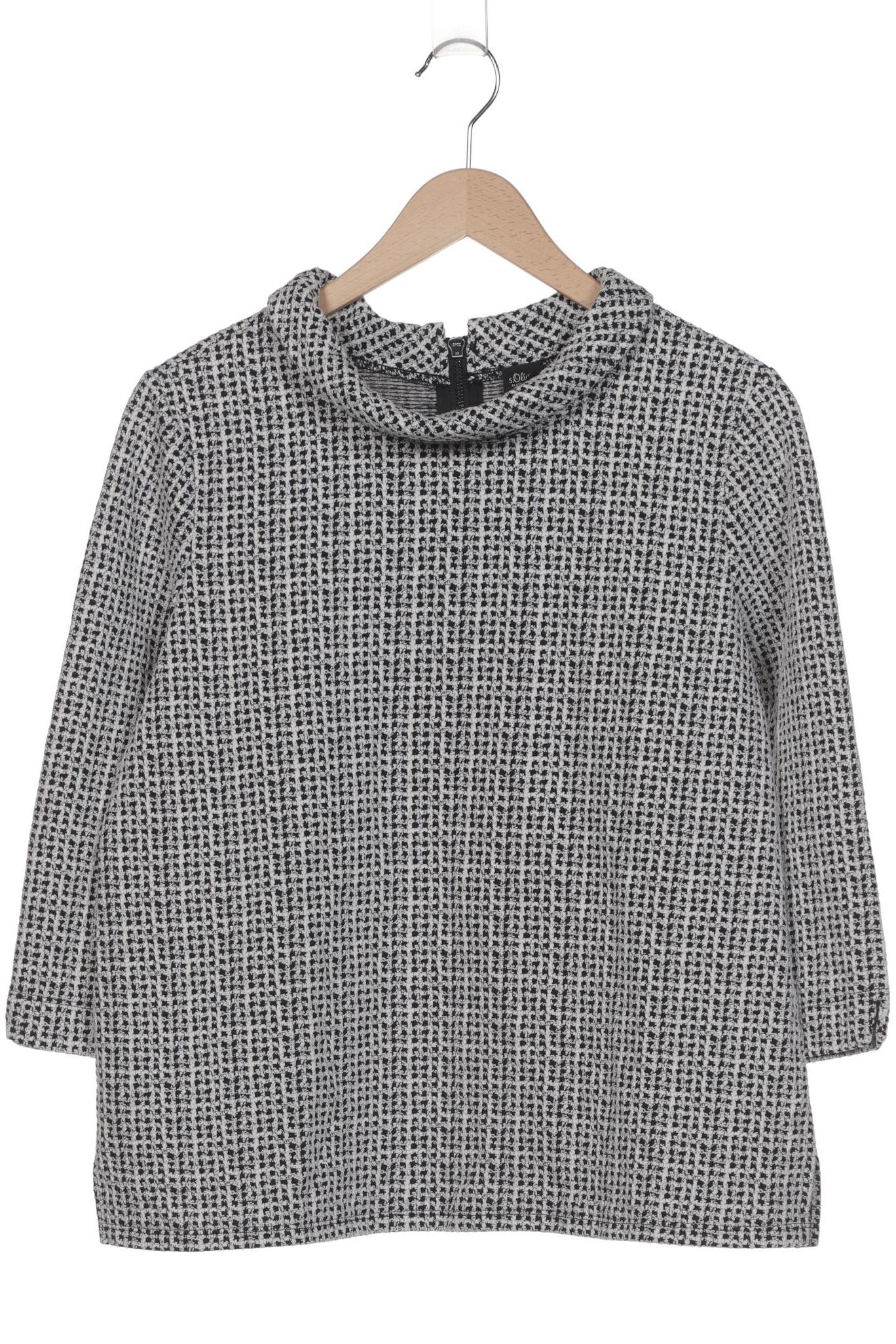 

s.Oliver Selection Damen Langarmshirt, weiß, Gr. 42