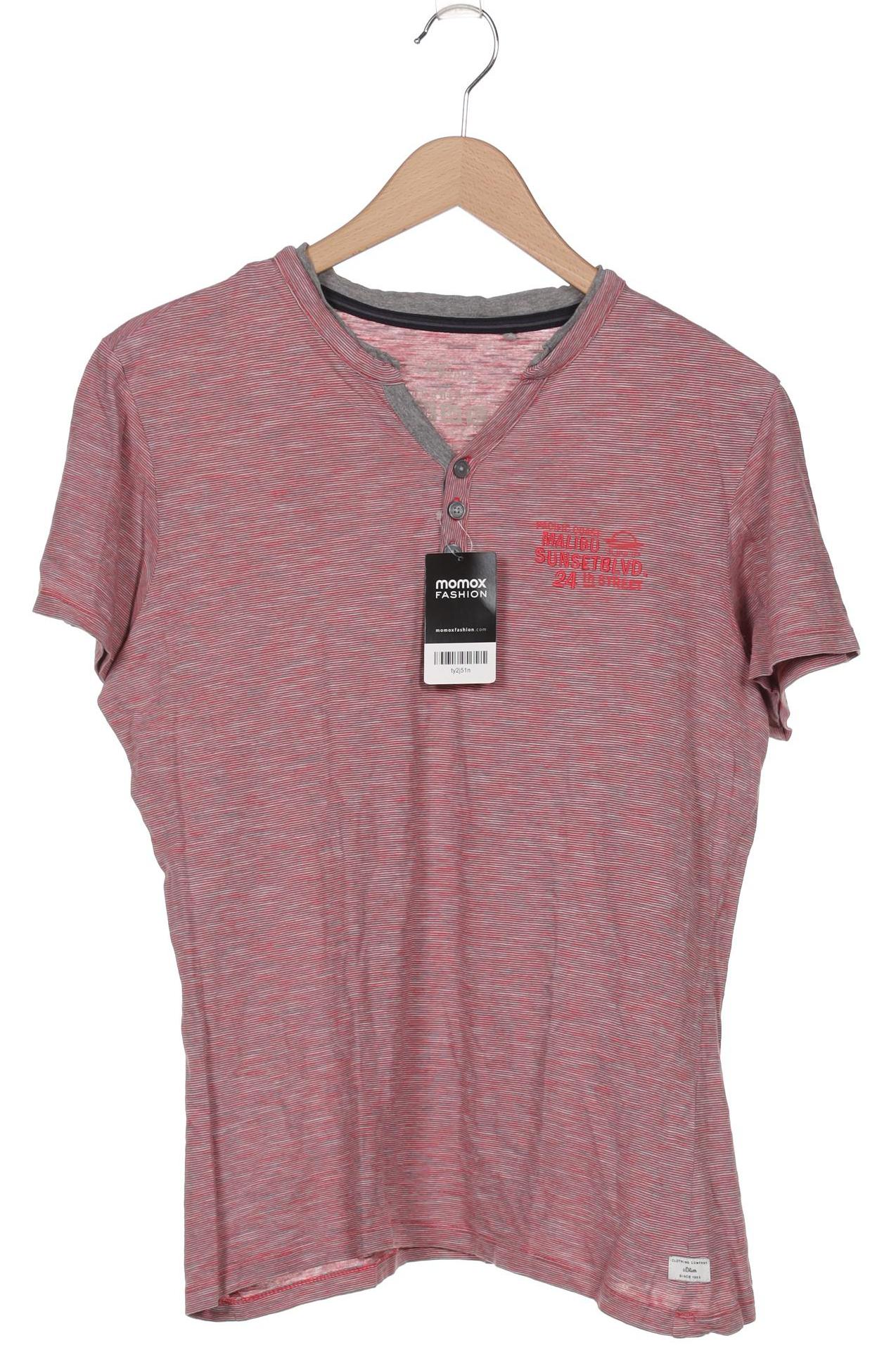 

s.Oliver Selection Herren T-Shirt, pink, Gr. 52