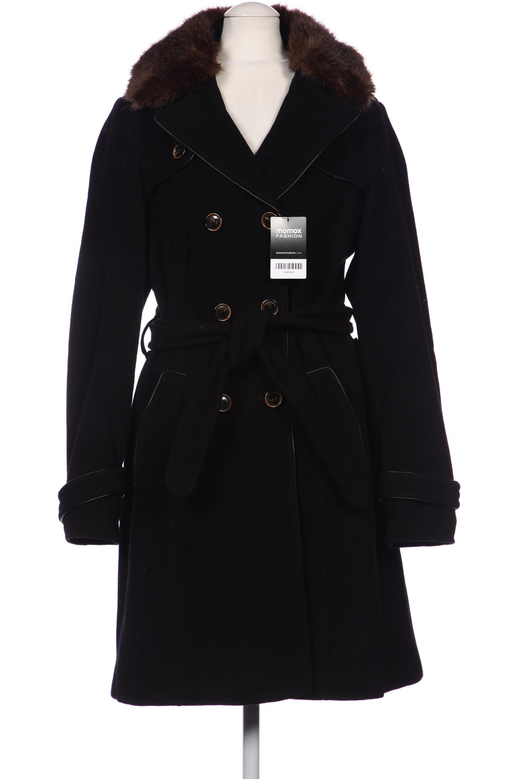 

s.Oliver Selection Damen Mantel, schwarz, Gr. 38