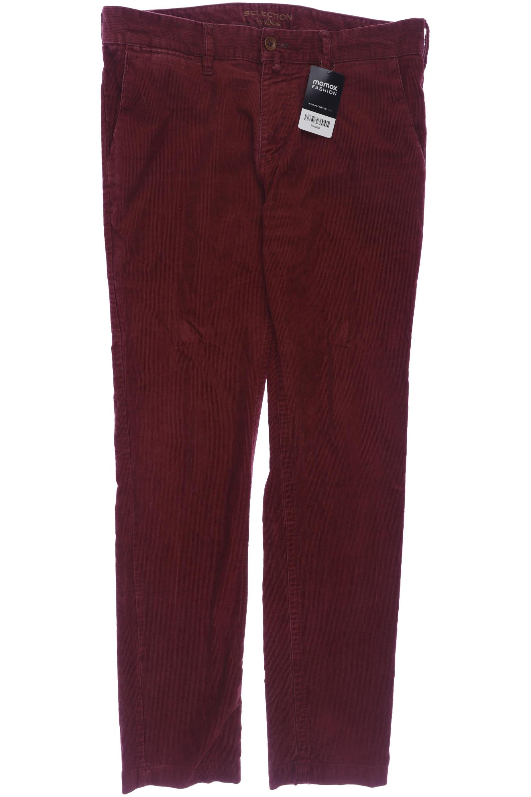 

s.Oliver Selection Herren Stoffhose, rot, Gr. 33