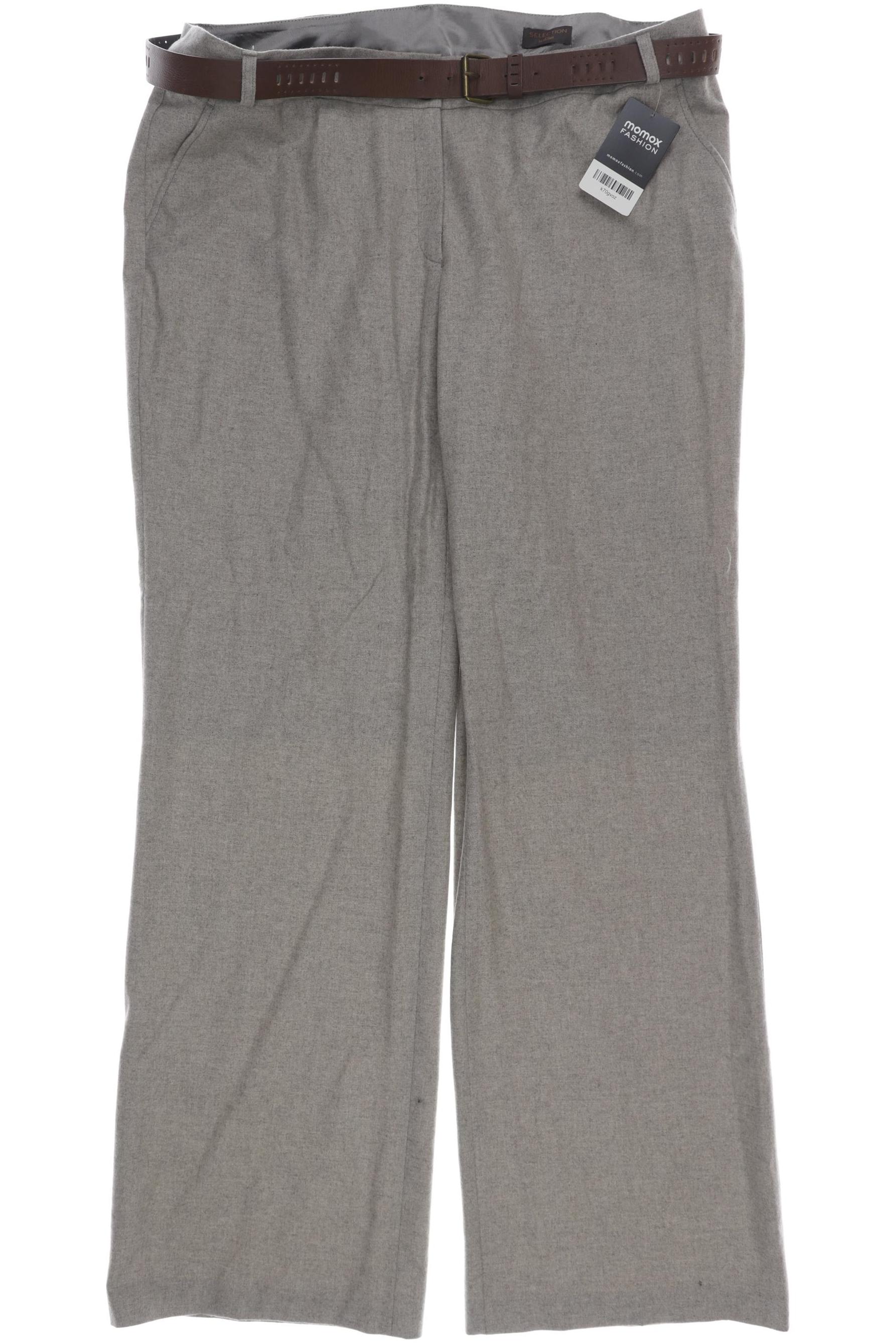 

s.Oliver Selection Damen Stoffhose, grau, Gr. 46