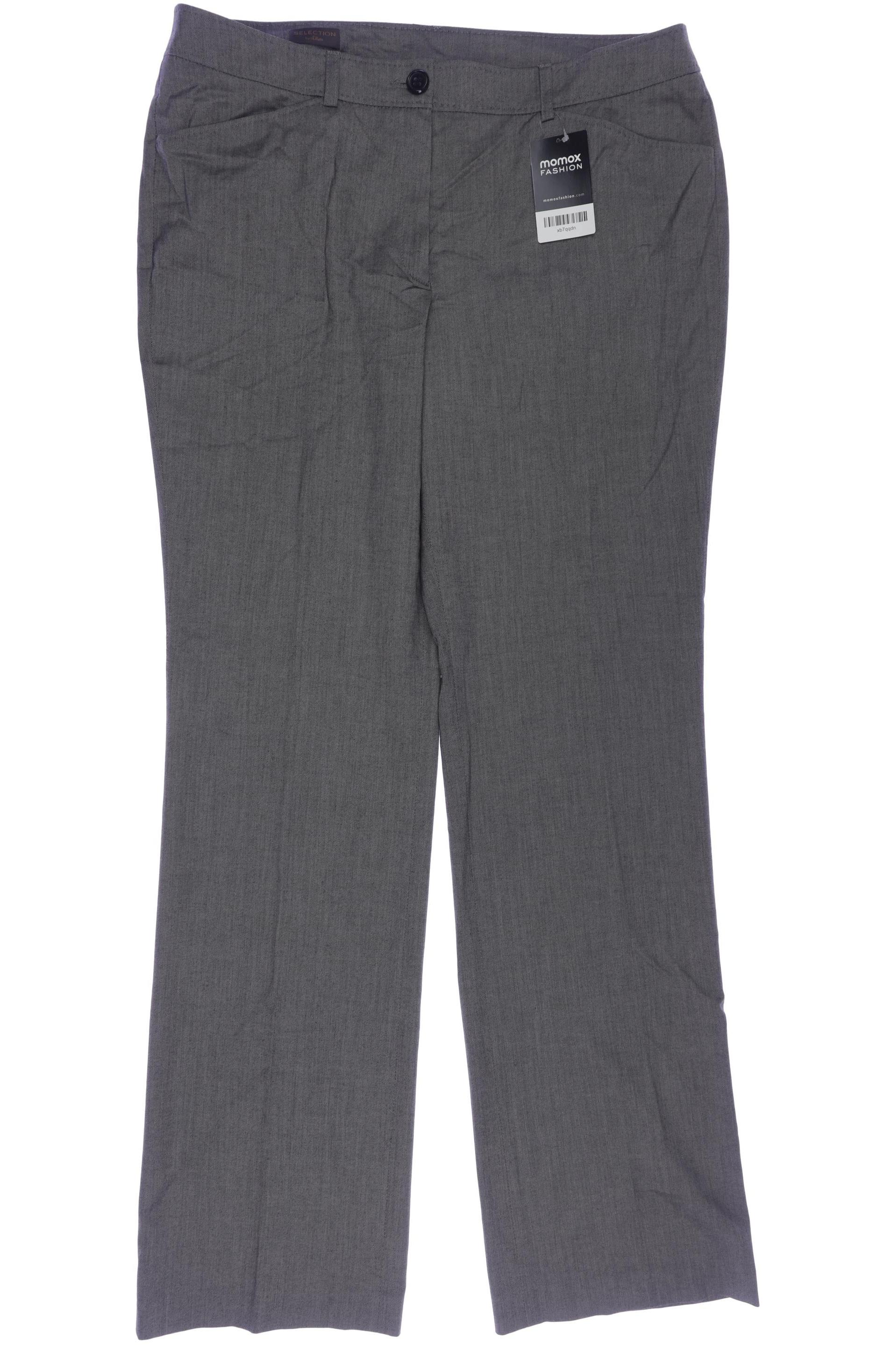 

s.Oliver Selection Damen Stoffhose, grau, Gr. 42