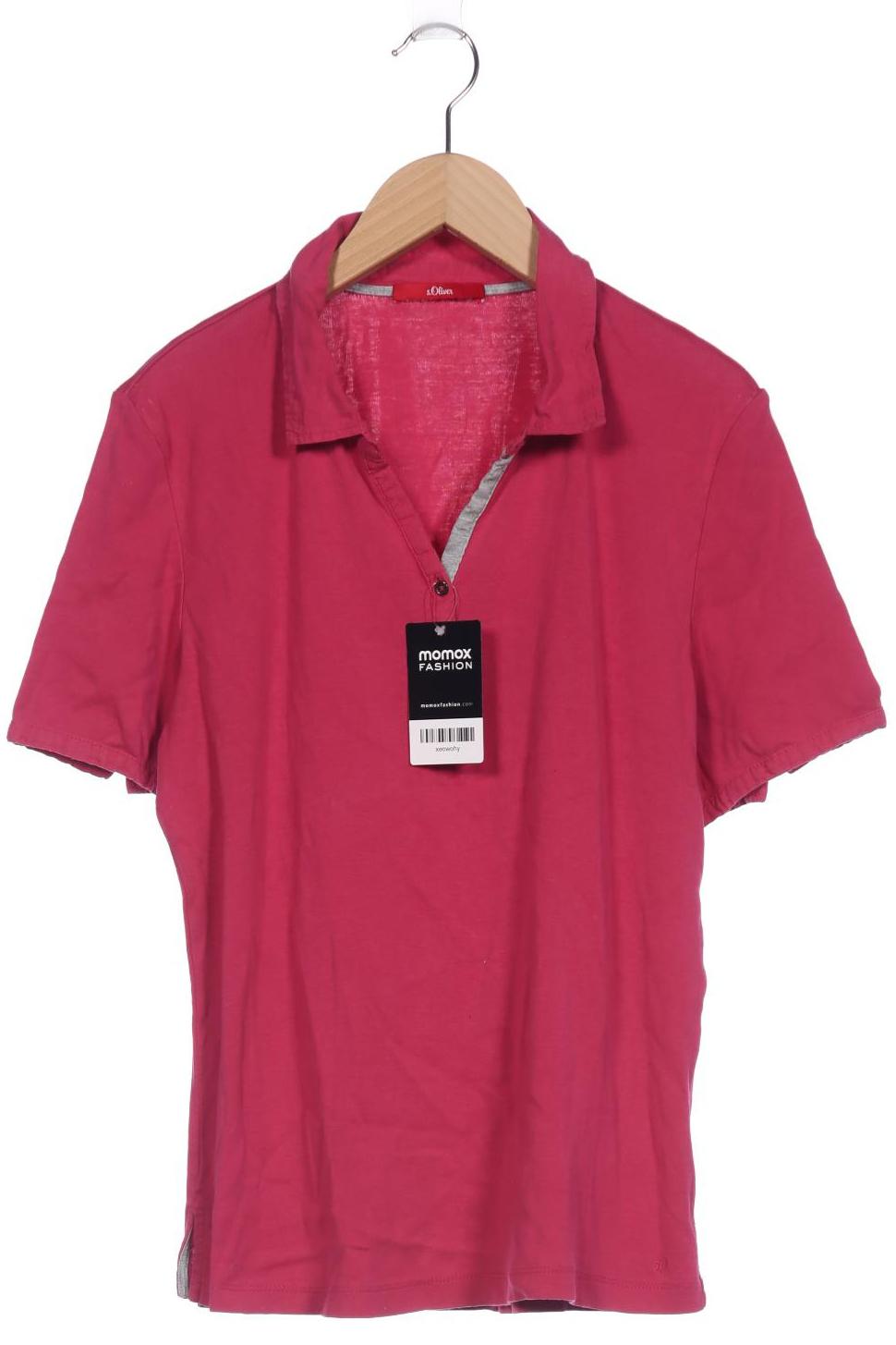 

s.Oliver Selection Damen Poloshirt, pink, Gr. 42