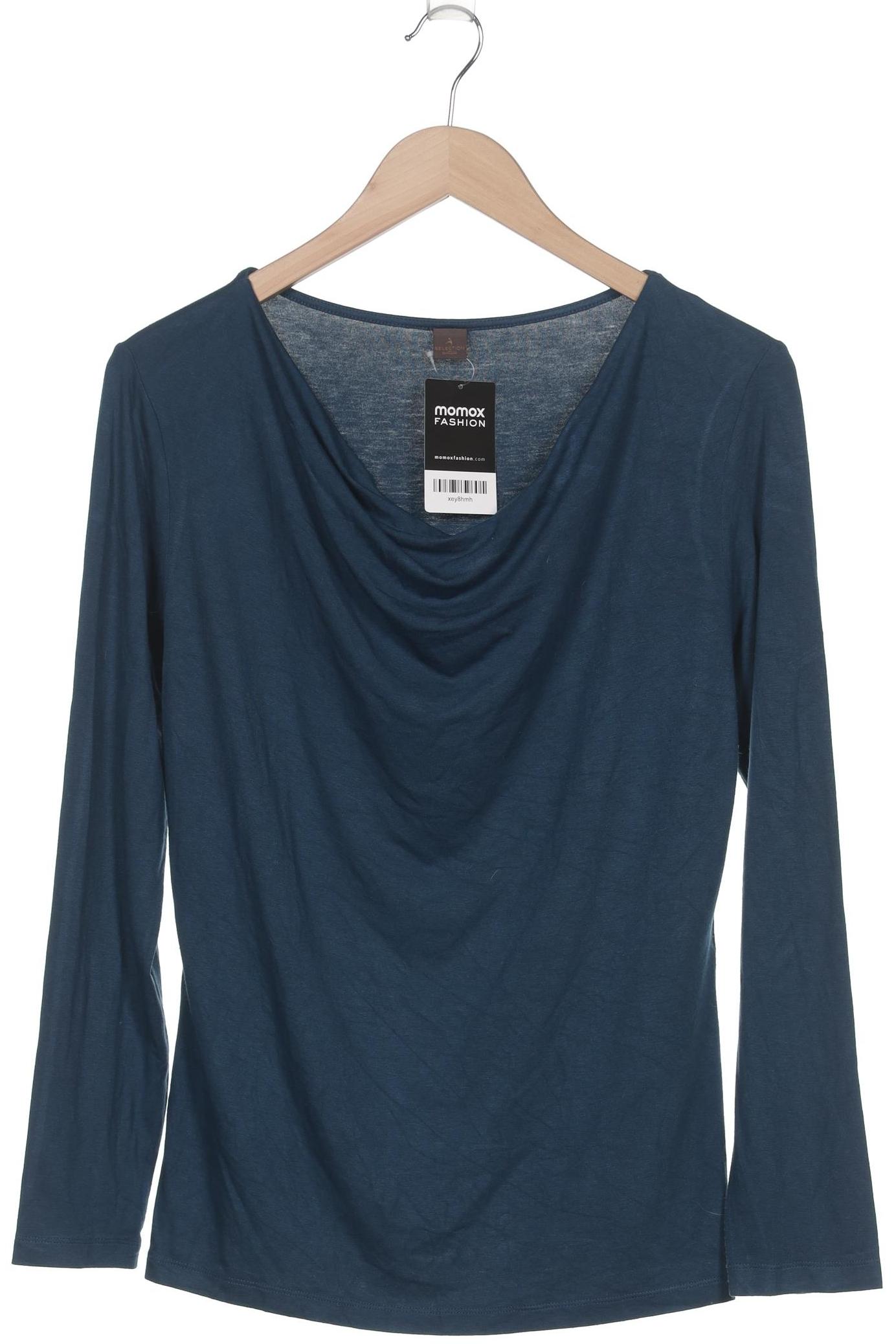 

s.Oliver Selection Damen Langarmshirt, marineblau, Gr. 40