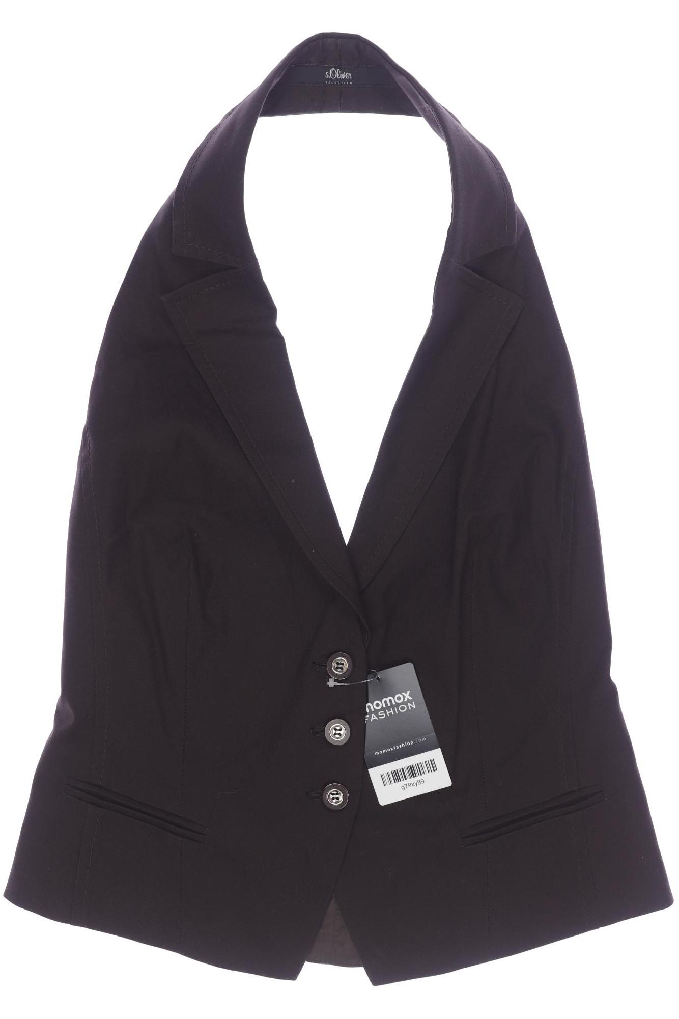

s.Oliver Selection Damen Weste, braun, Gr. 42