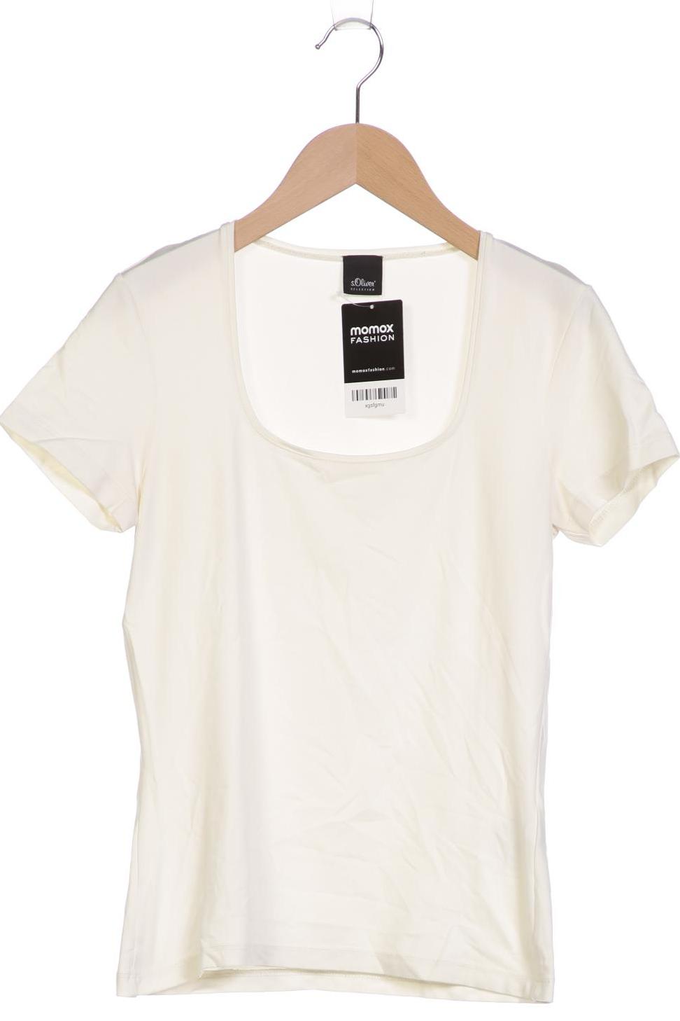 

s.Oliver Selection Damen T-Shirt, weiß