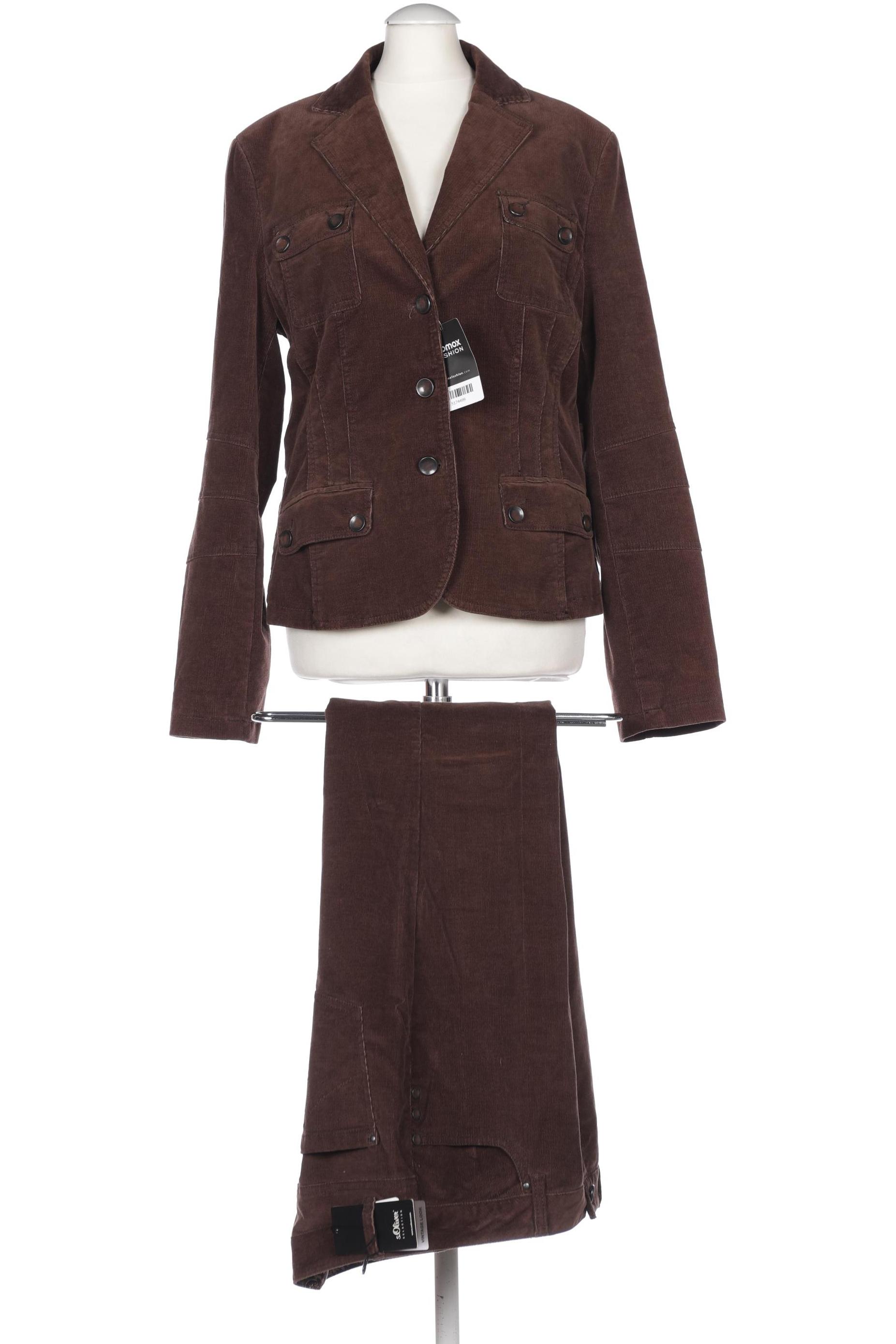 

s.Oliver Selection Damen Anzug, braun, Gr. 38