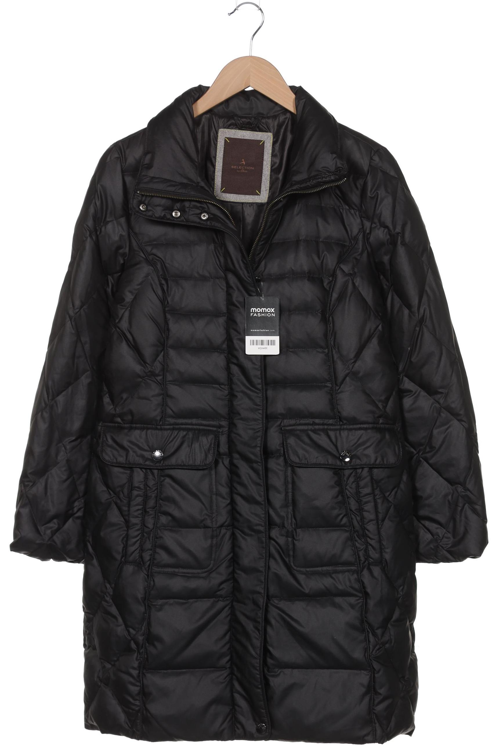 

s.Oliver Selection Damen Mantel, schwarz, Gr. 38