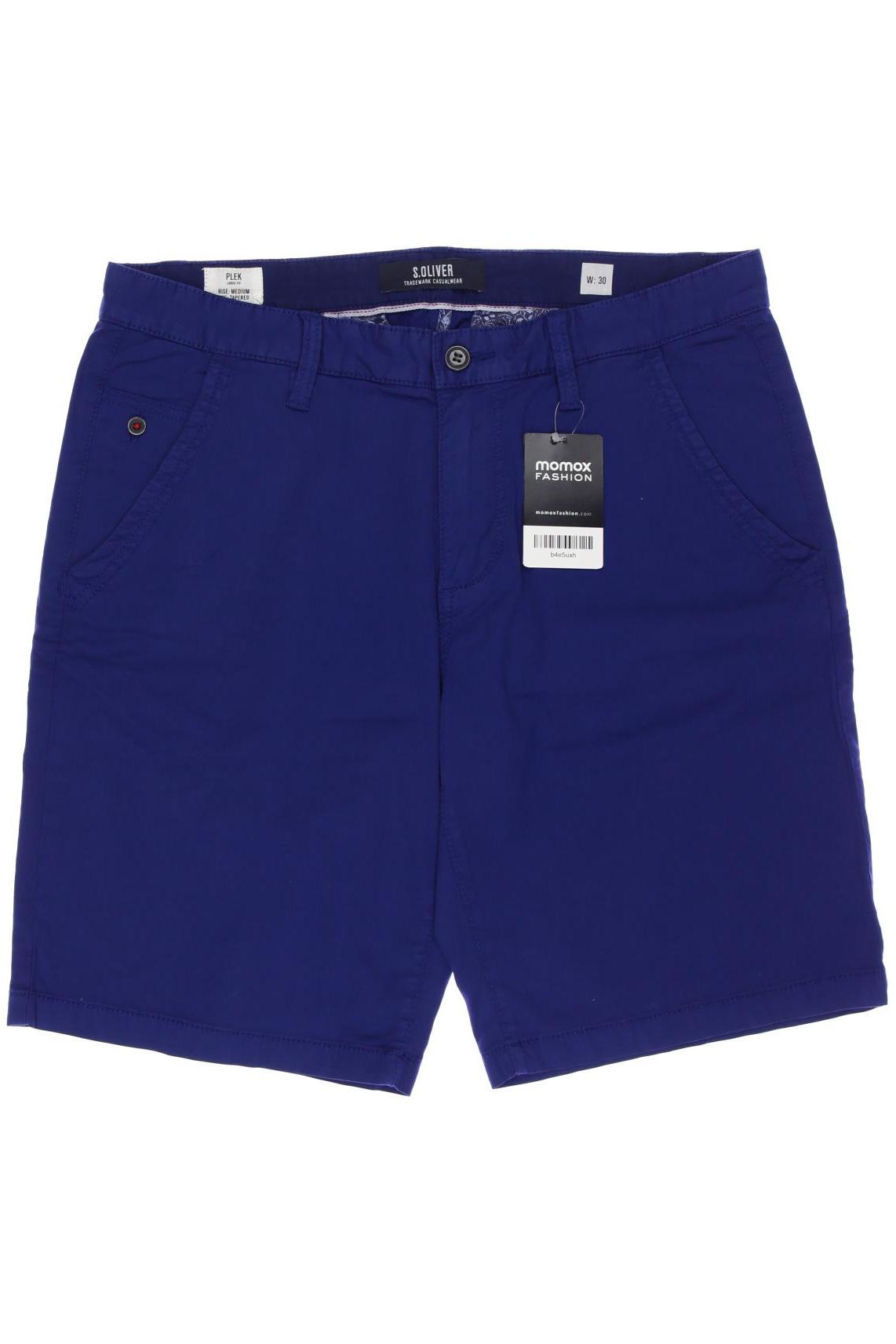 

s.Oliver Selection Herren Shorts, marineblau, Gr. 30