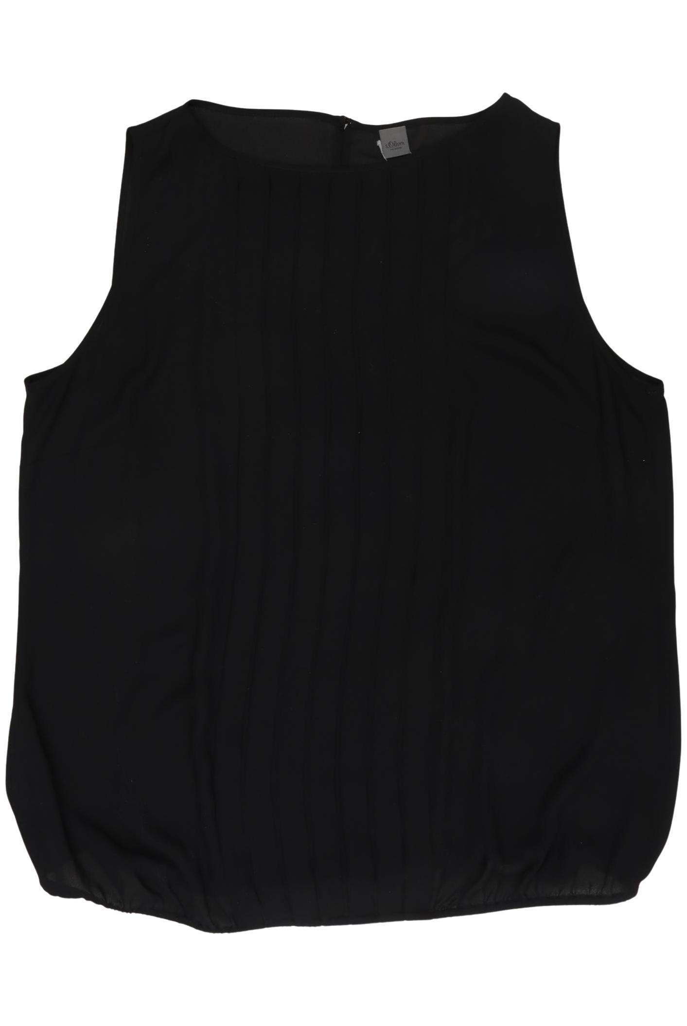 

s.Oliver Selection Damen Top, schwarz, Gr. 42