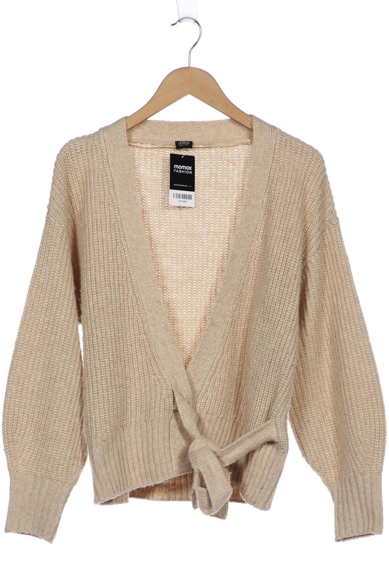 

s.Oliver Selection Damen Strickjacke, beige, Gr. 38