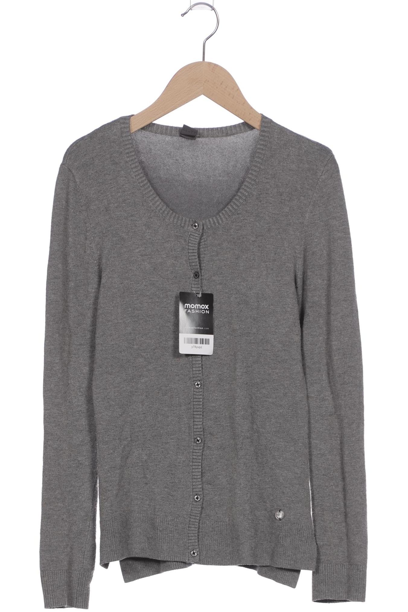 

s.Oliver Selection Damen Strickjacke, grau, Gr. 34