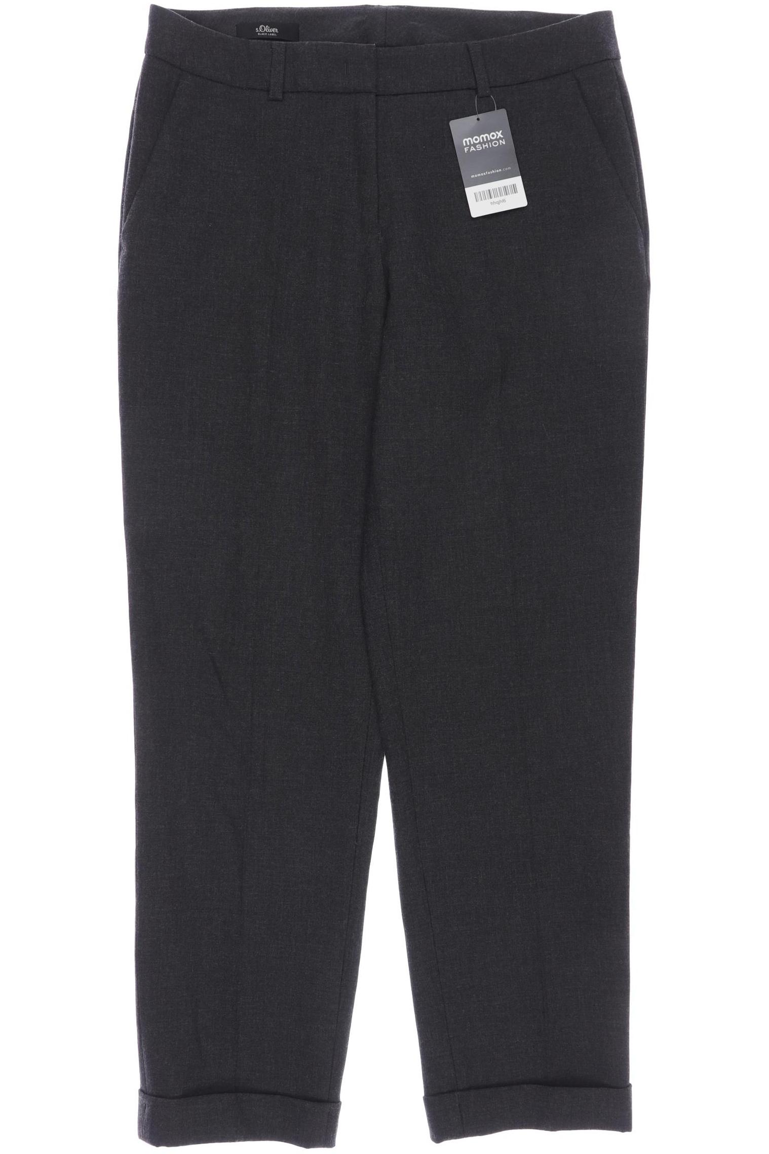 

s.Oliver Selection Damen Stoffhose, grau, Gr. 31