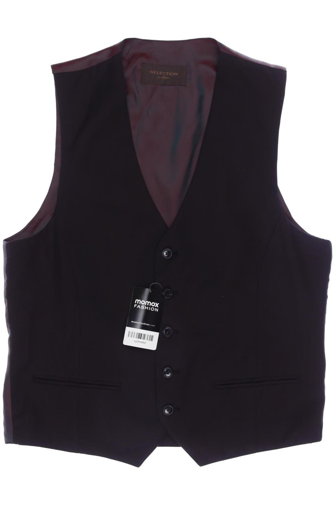 

s.Oliver Selection Herren Weste, braun, Gr. 48