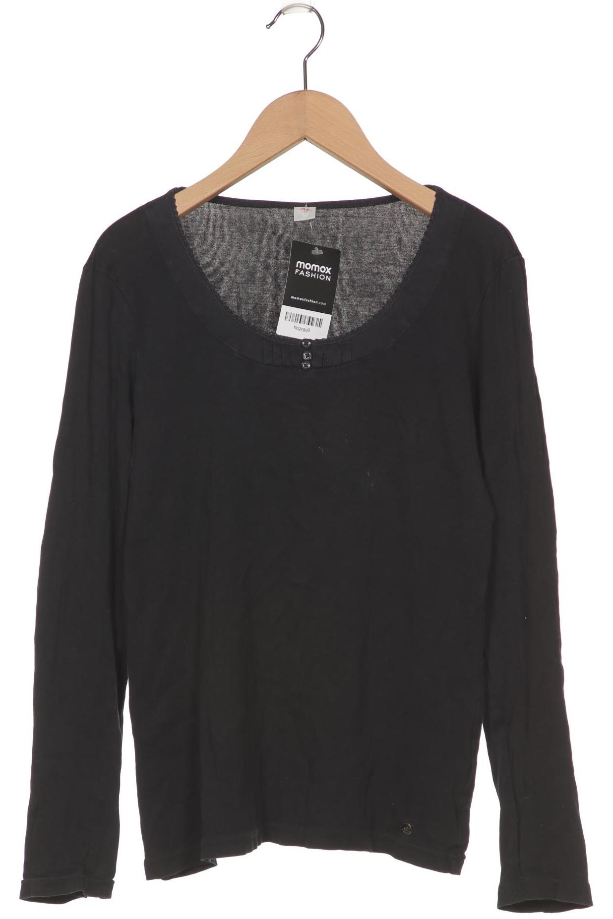 

s.Oliver Selection Damen Langarmshirt, schwarz