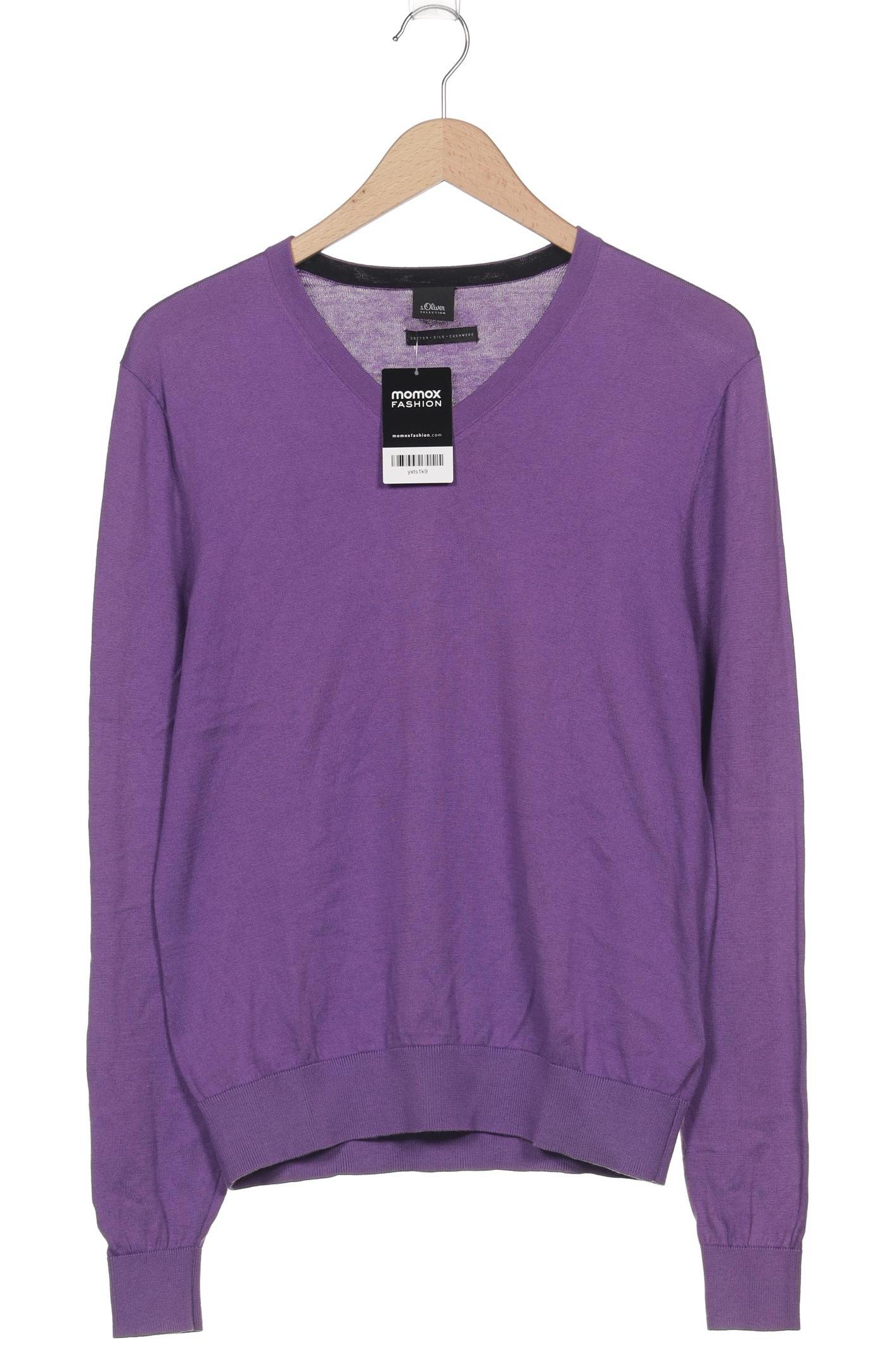 

s.Oliver Selection Herren Pullover, flieder, Gr. 46