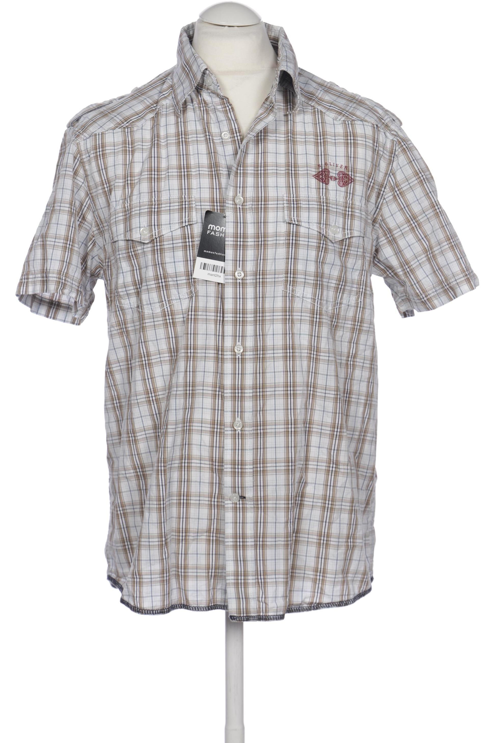 

s.Oliver Selection Herren Hemd, beige, Gr. 52