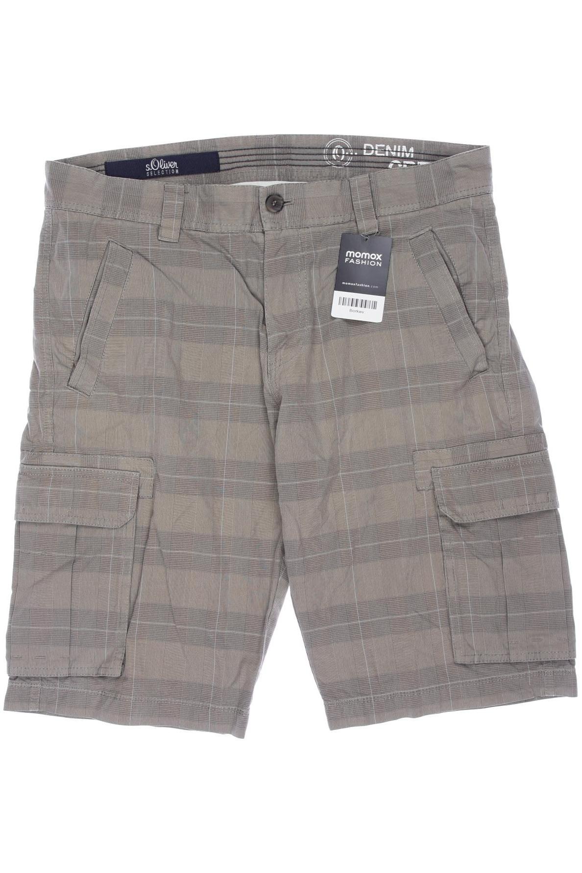

s.Oliver Selection Herren Shorts, beige, Gr. 52
