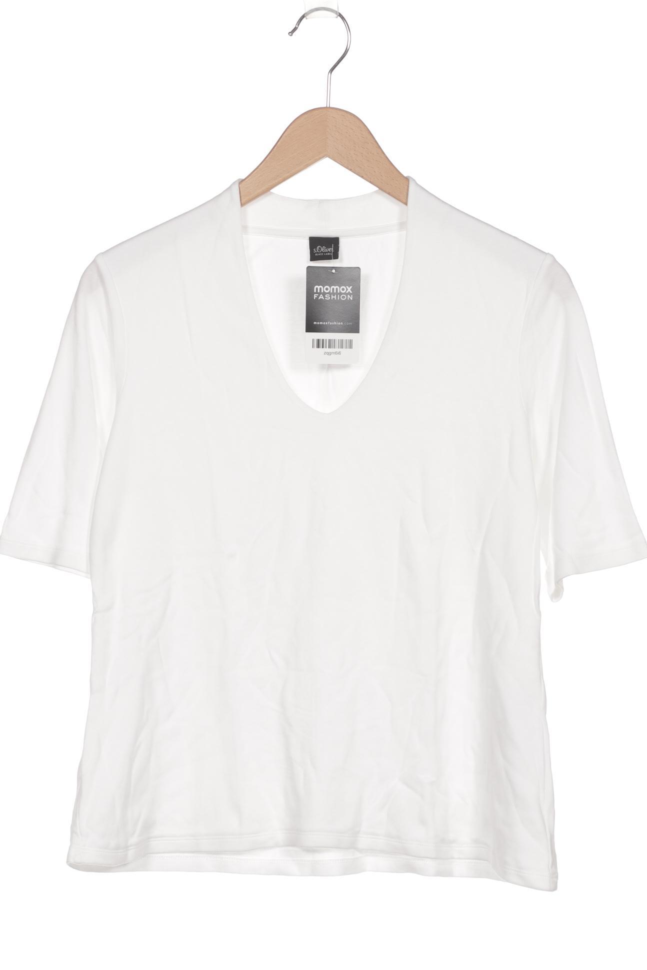 

s.Oliver Selection Damen T-Shirt, weiß, Gr. 44