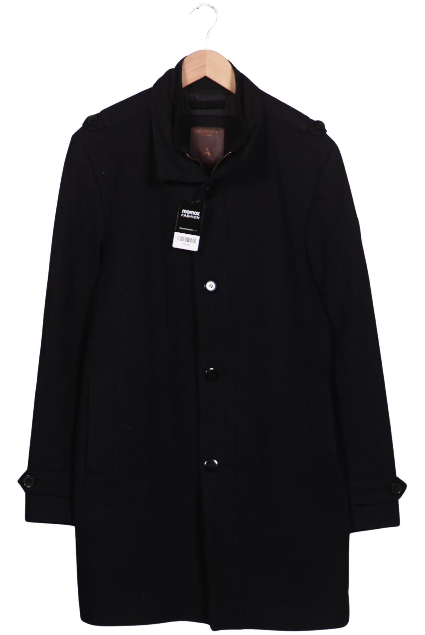 

s.Oliver Selection Herren Mantel, schwarz, Gr. 102