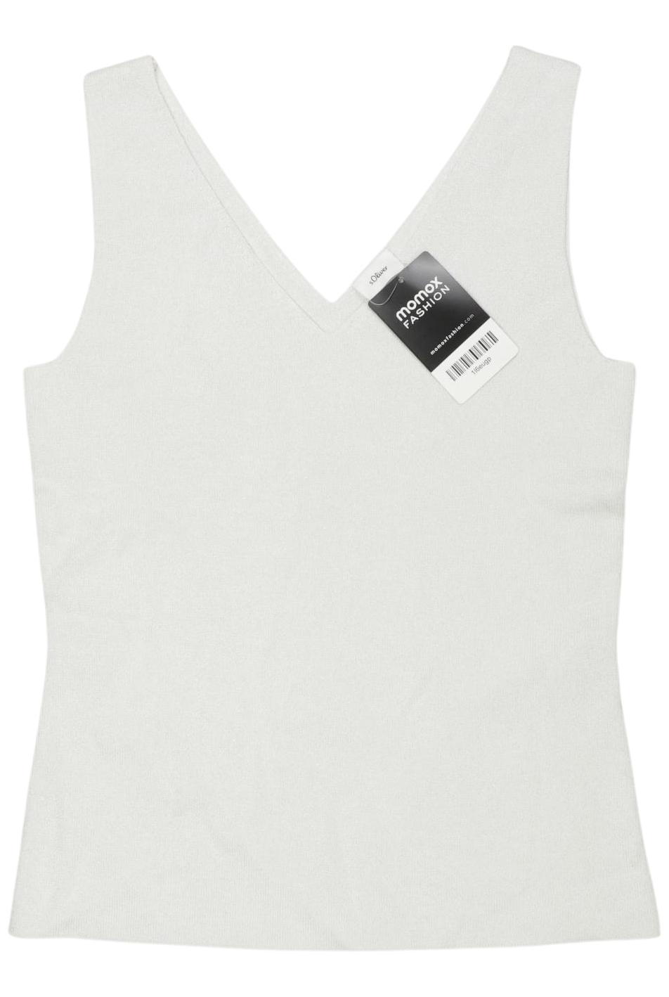 

s.Oliver Selection Damen Top, weiß, Gr. 36