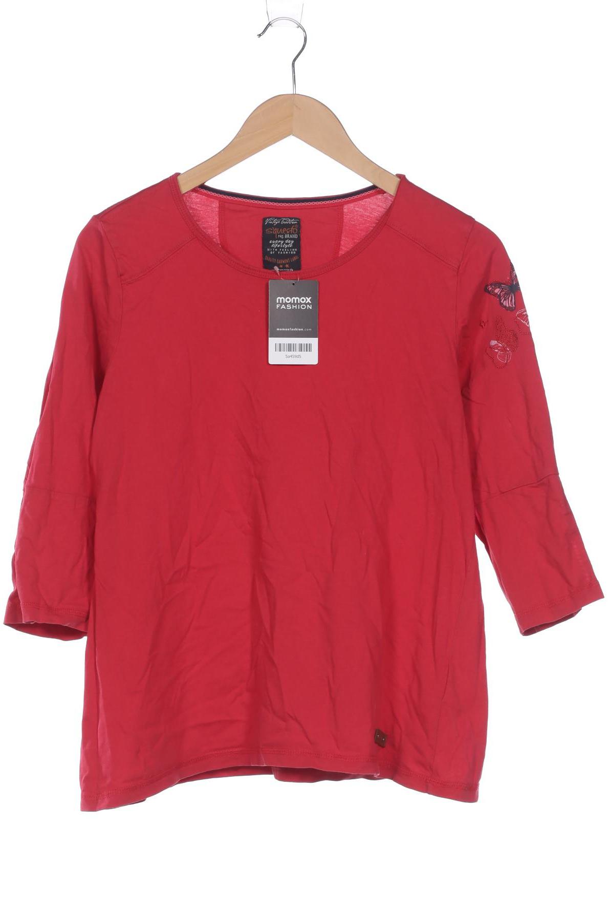 

s questo Damen Langarmshirt, rot, Gr. 42