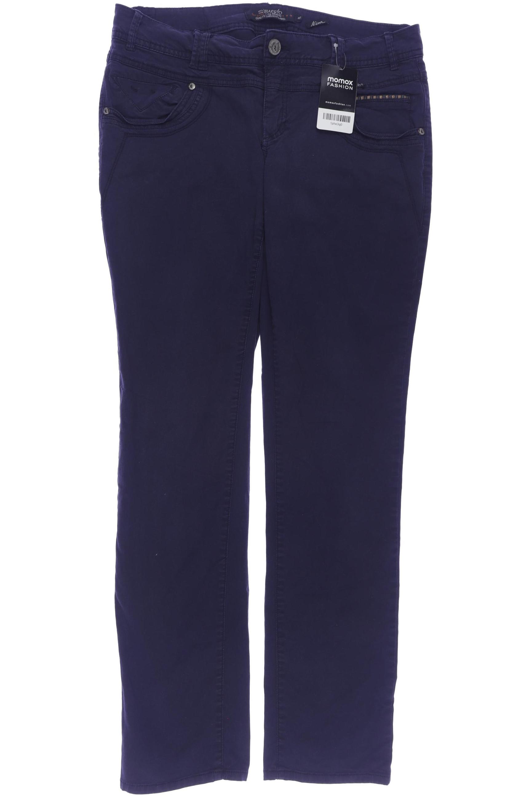 

s questo Damen Stoffhose, marineblau, Gr. 40