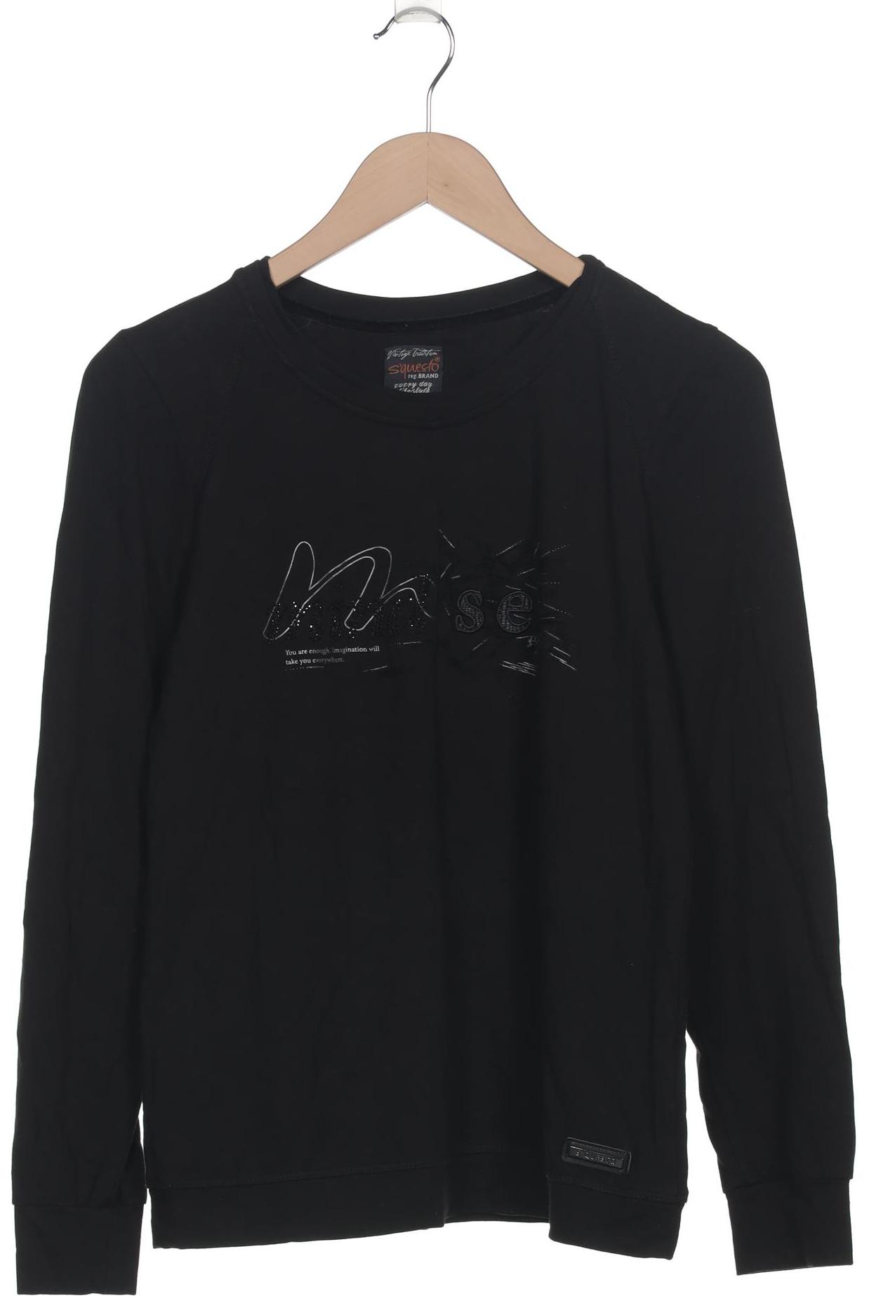 

s questo Damen Langarmshirt, schwarz, Gr. 36