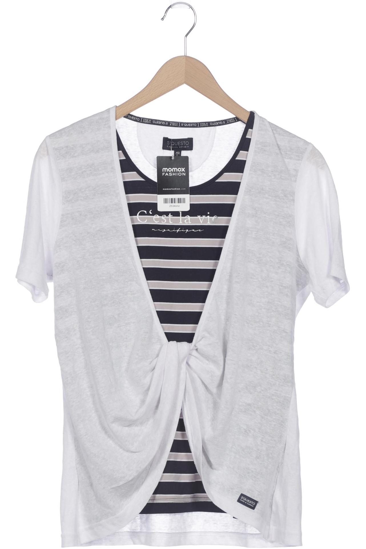 

s questo Damen T-Shirt, weiß, Gr. 40